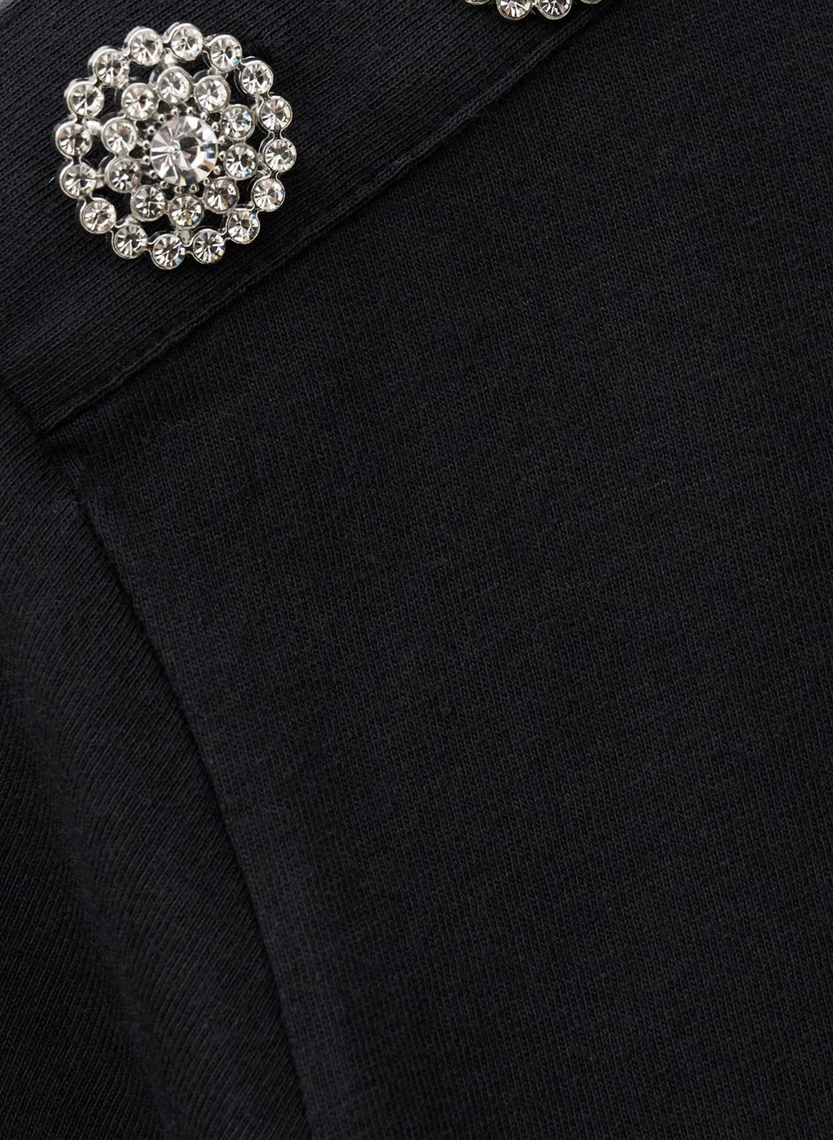 Tee-shirt col rond en coton elmer BA&SH Noir