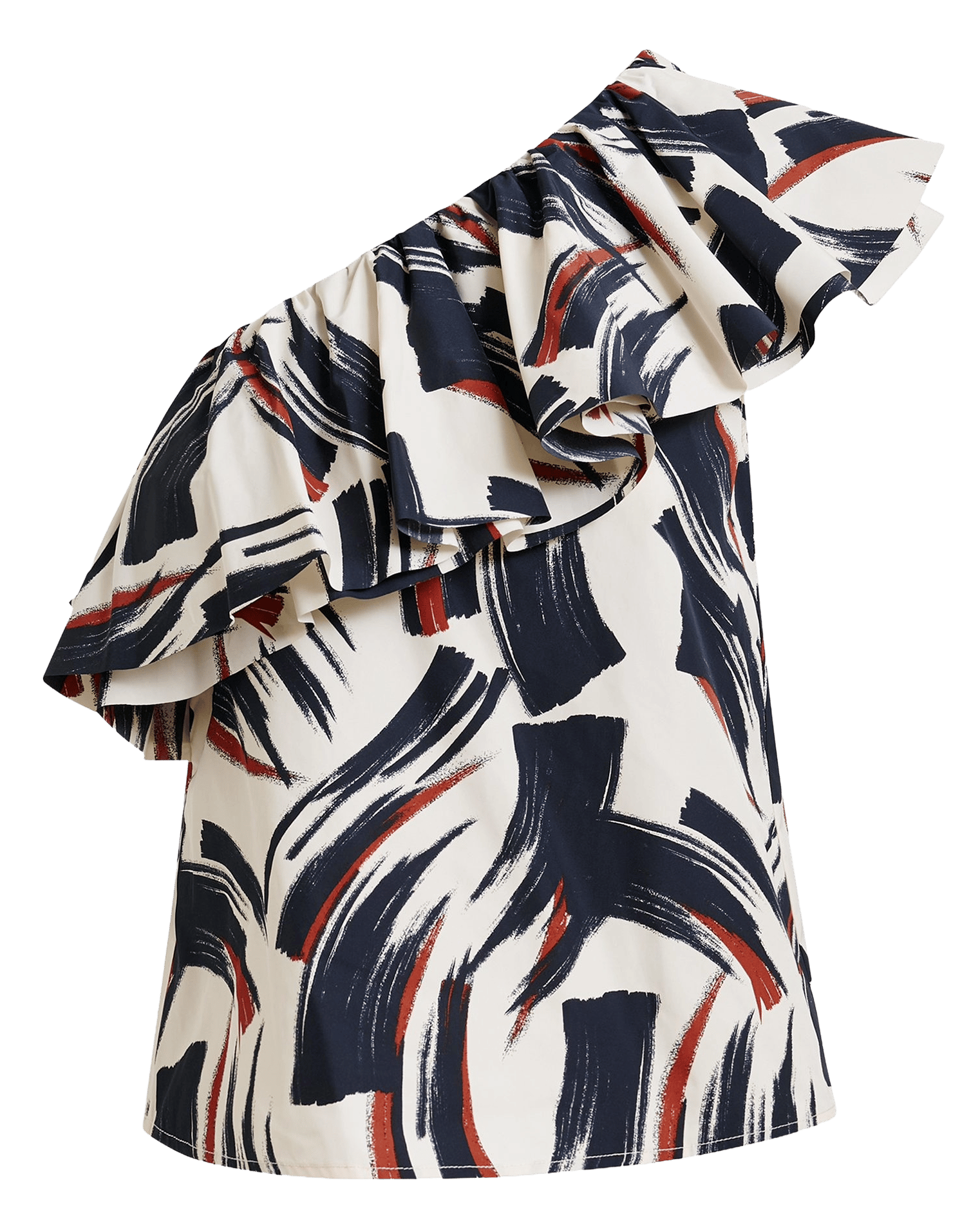 Top asymétrique imprimé jillian ESSENTIEL ANTWERP Multicolore