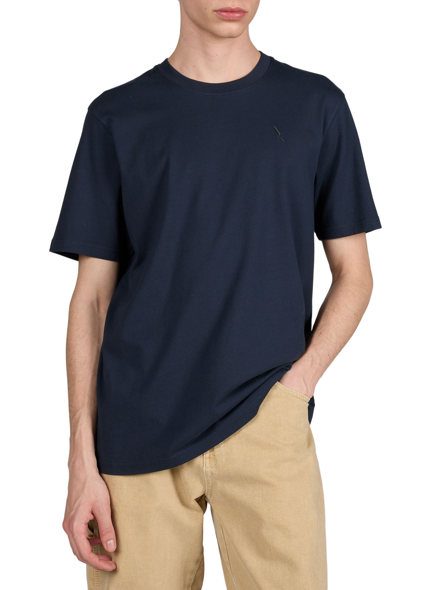 Cotton round-neck T-shirt AIGLE Blue