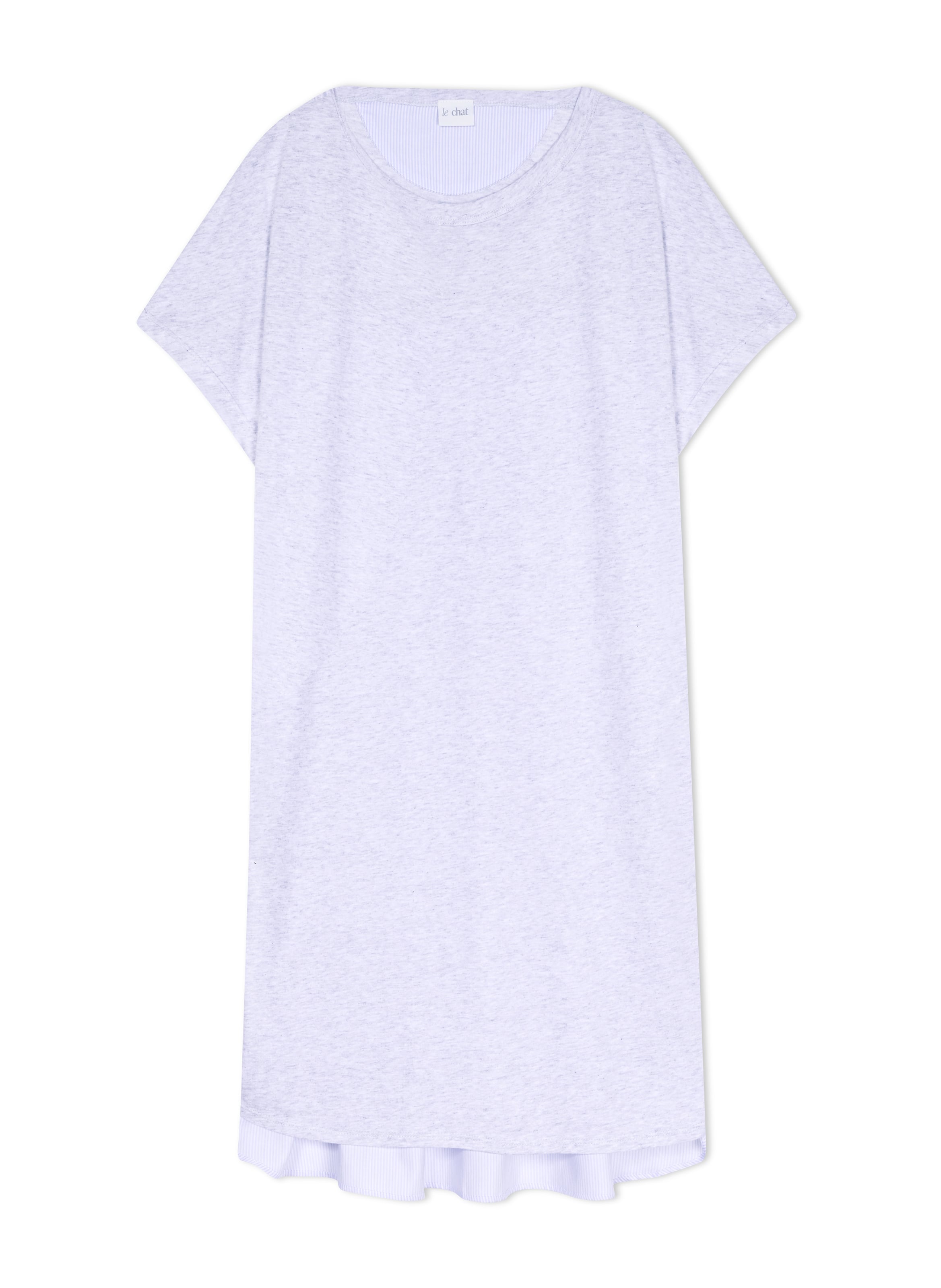 Chemise de nuit en coton modal amy 201 LE CHAT Multicolore