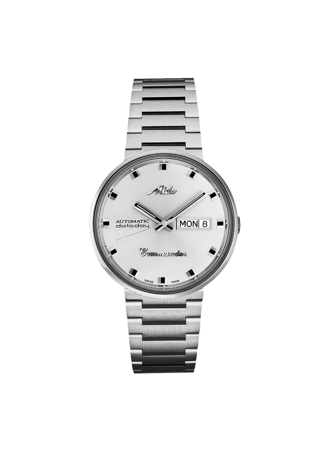 Montre Commander 1959 en acier inoxydable MIDO Argent