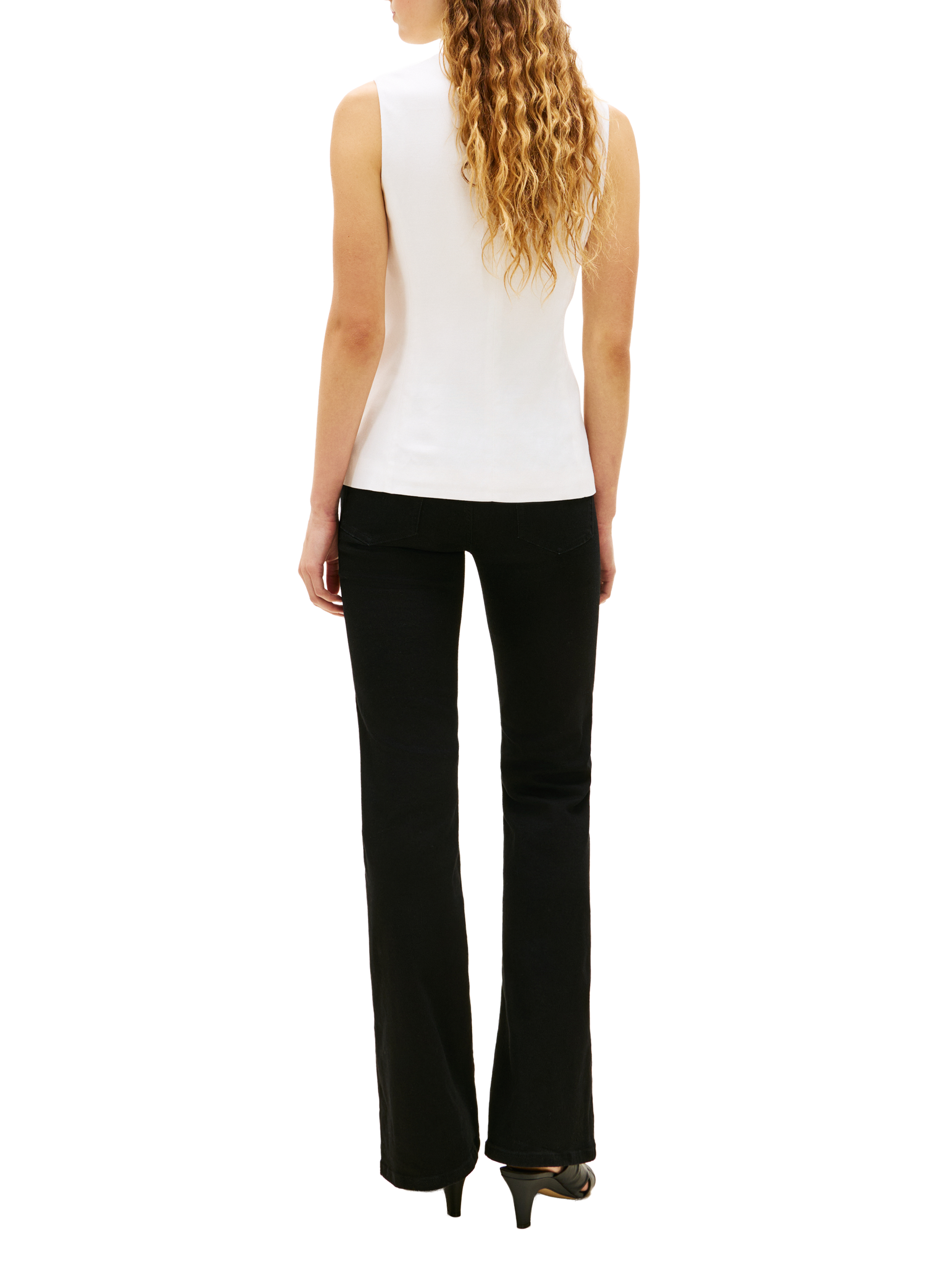 Gilet slim en lin mélangé TOMMY HILFIGER Blanc