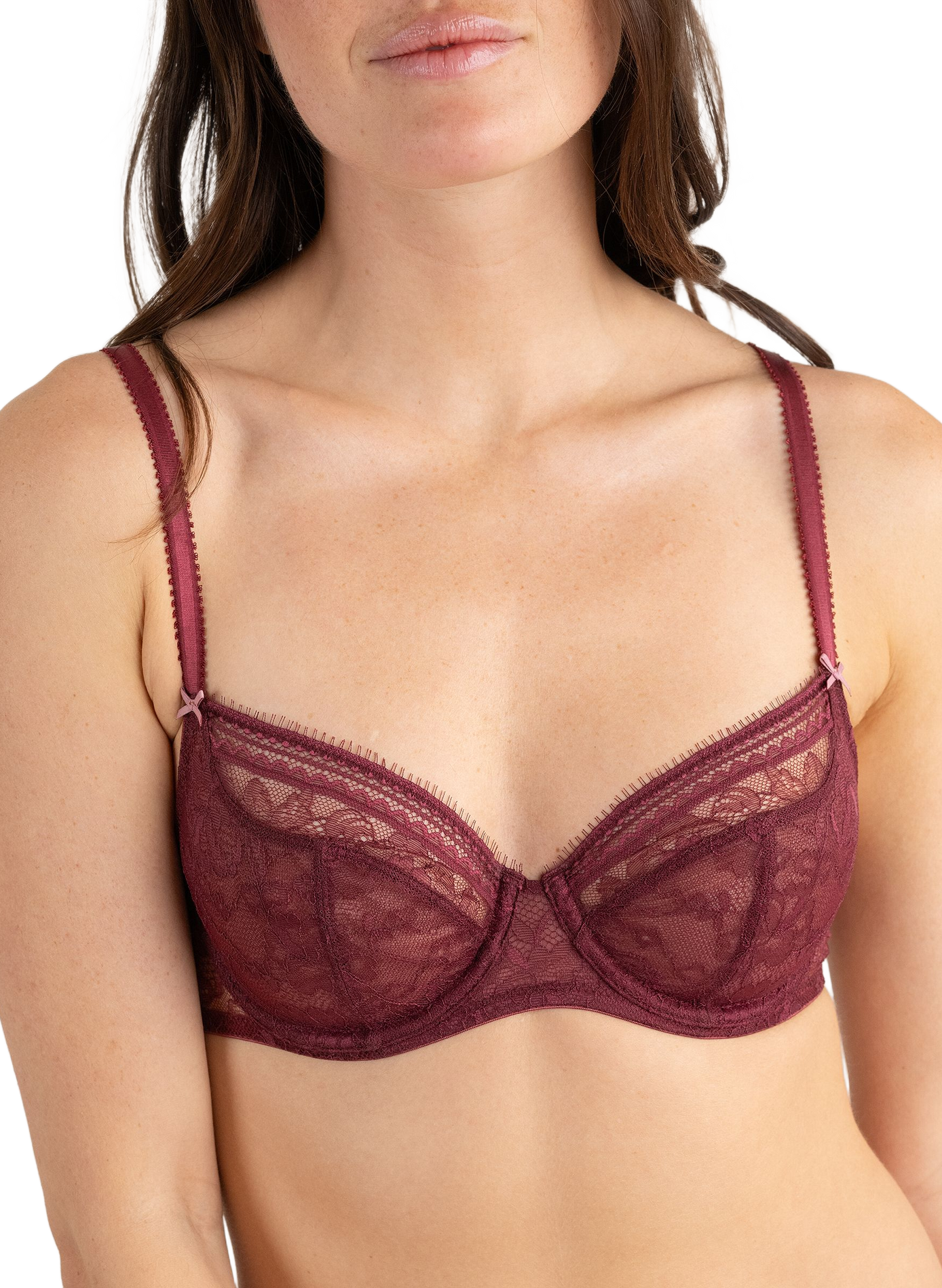 Soutien-gorge corbeille Jeanne en dentelle PASSIONATA Rouge