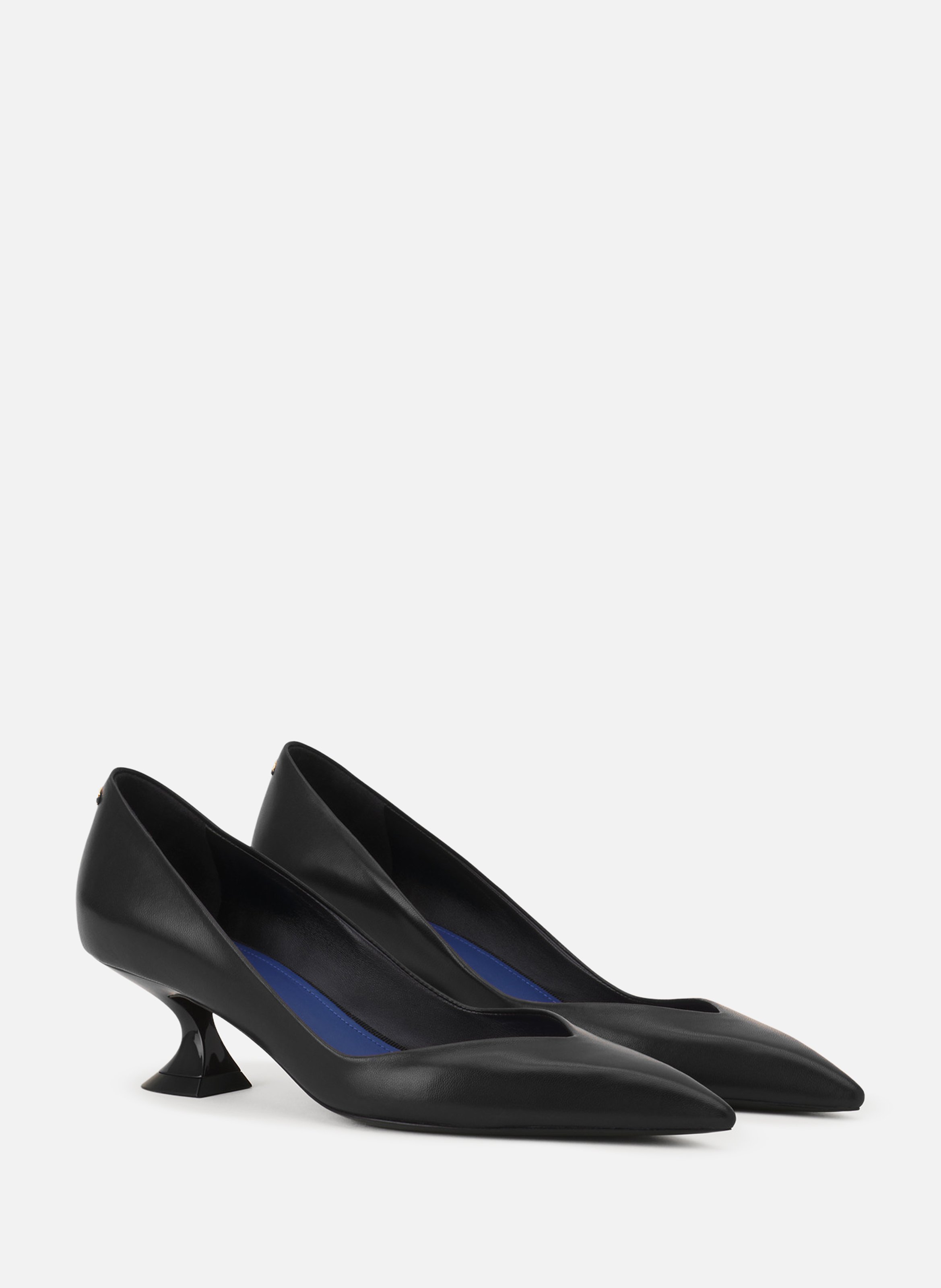Escarpin midnight step en cuir LANVIN Noir
