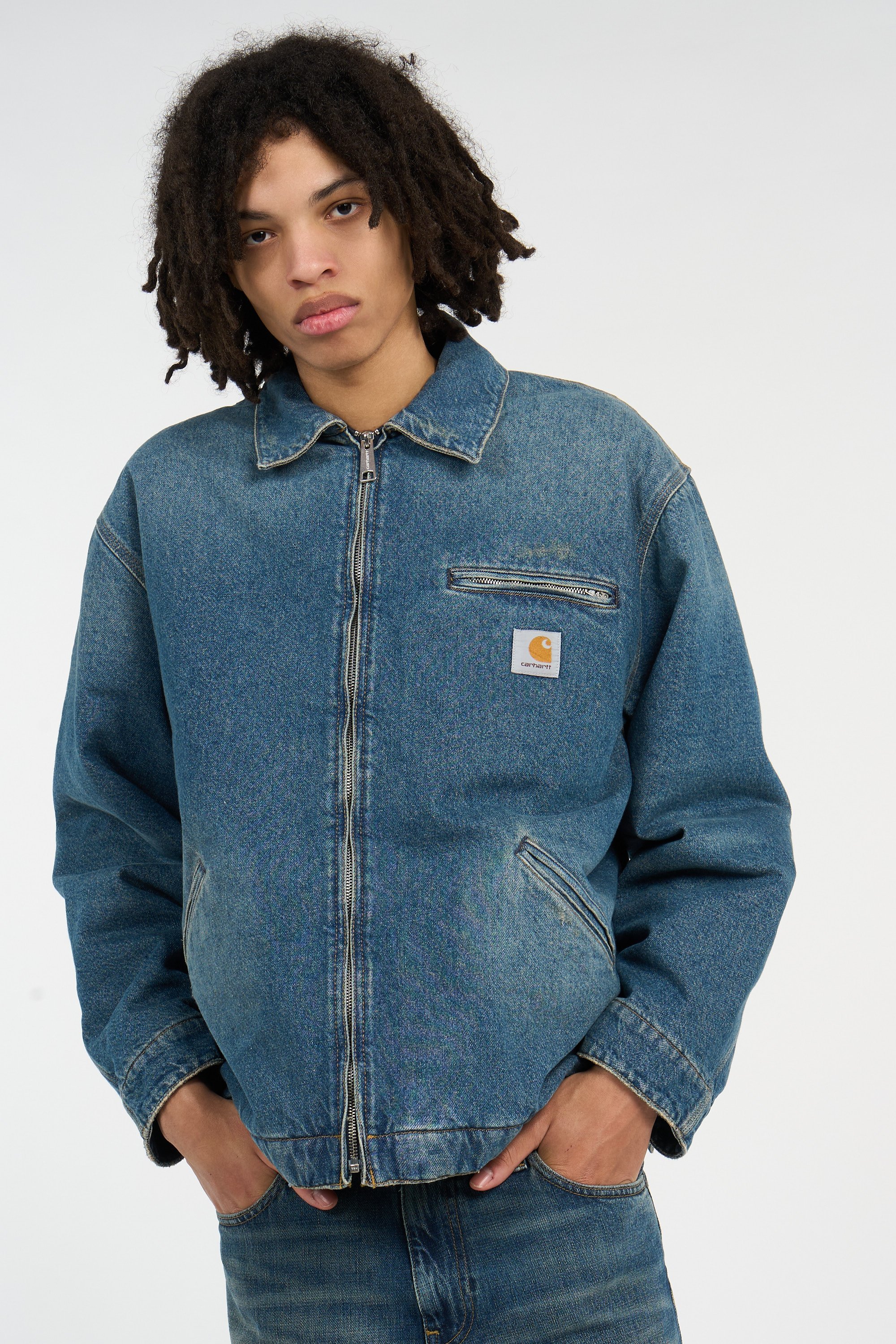 Veste doublée og detroit jacket CARHARTT WIP Bleu