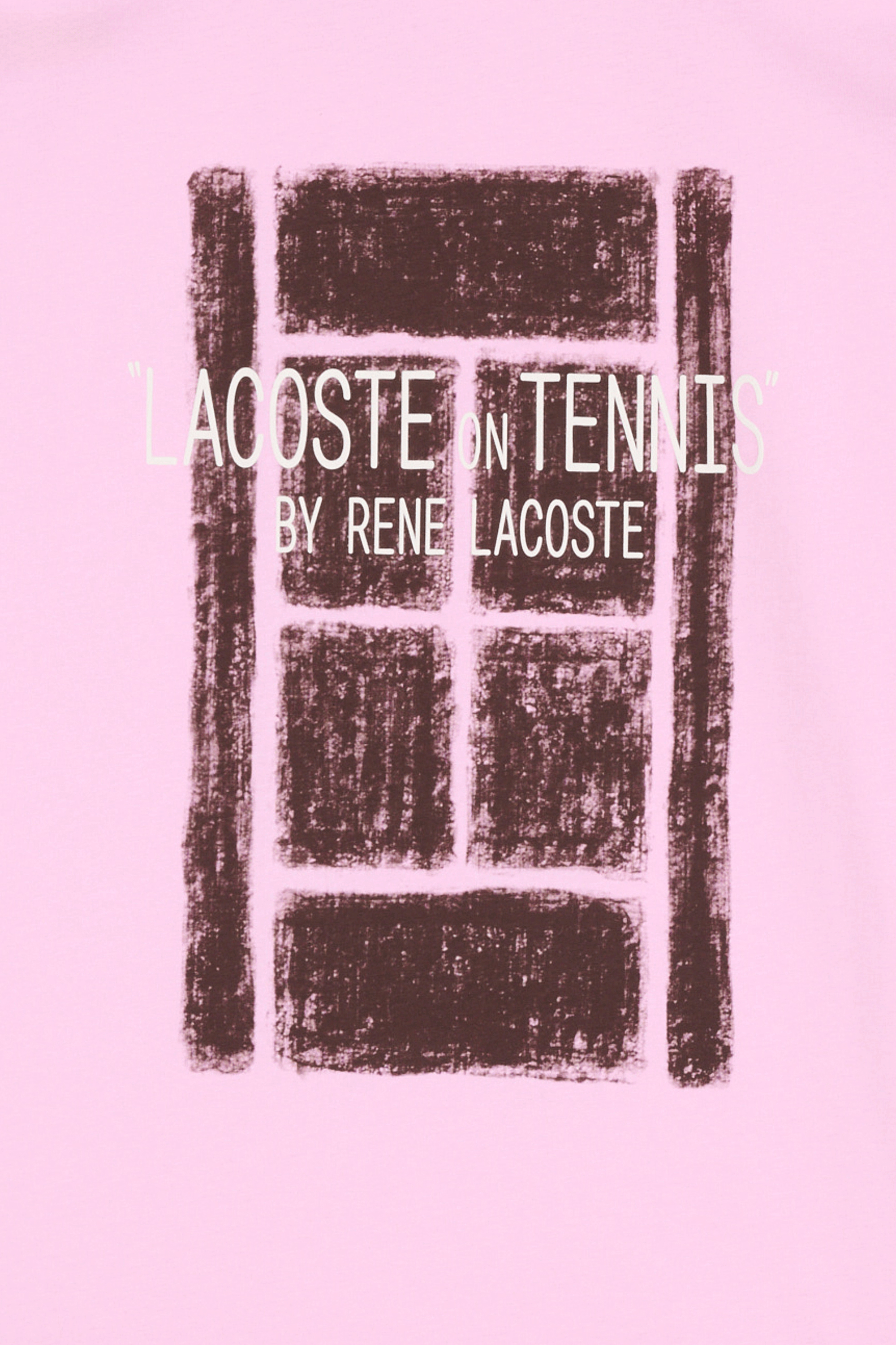 T-shirt tee-shirt LACOSTE Rose