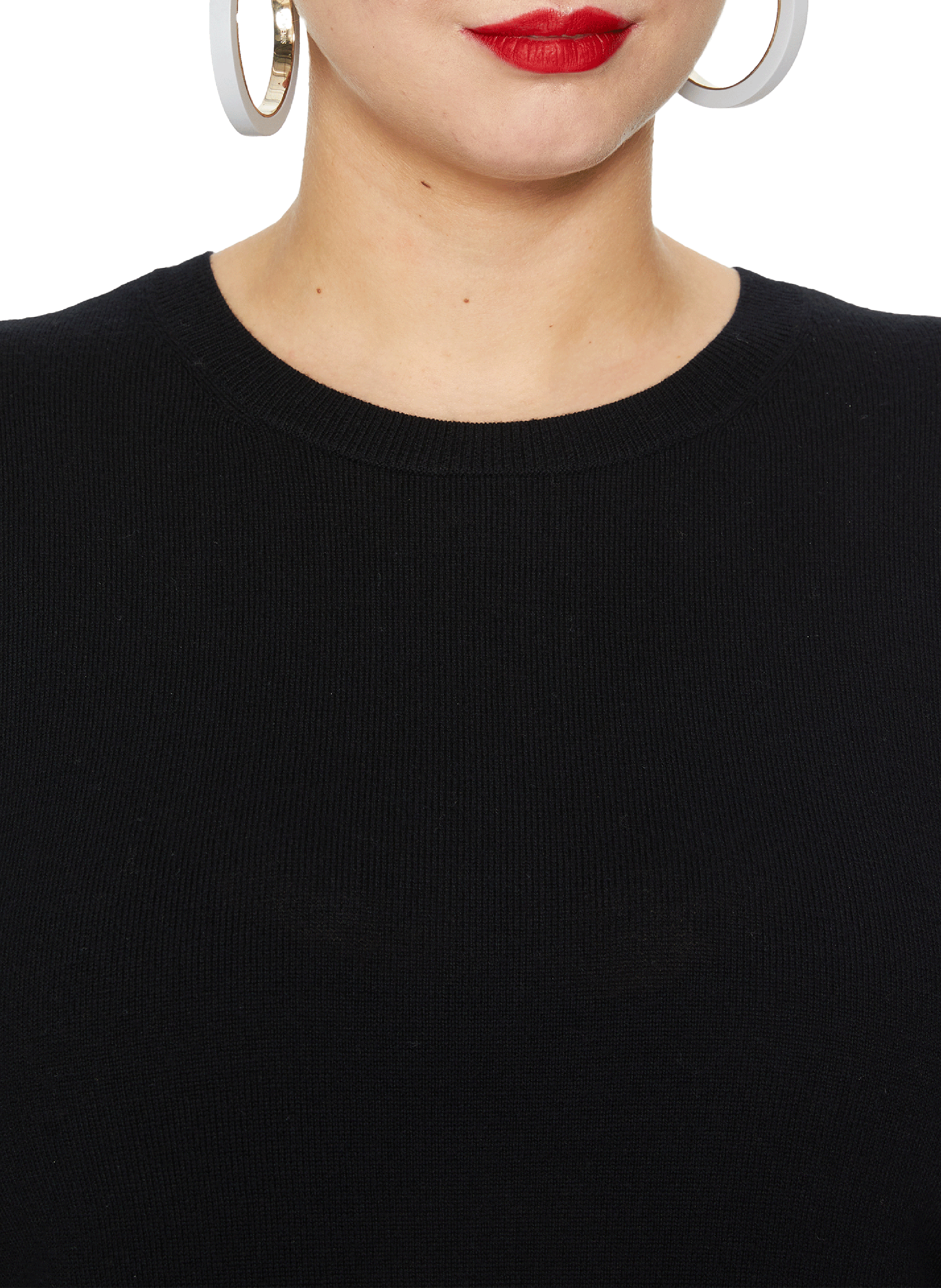 Classic merino wool jumper UNIVERSAL STANDARD Black