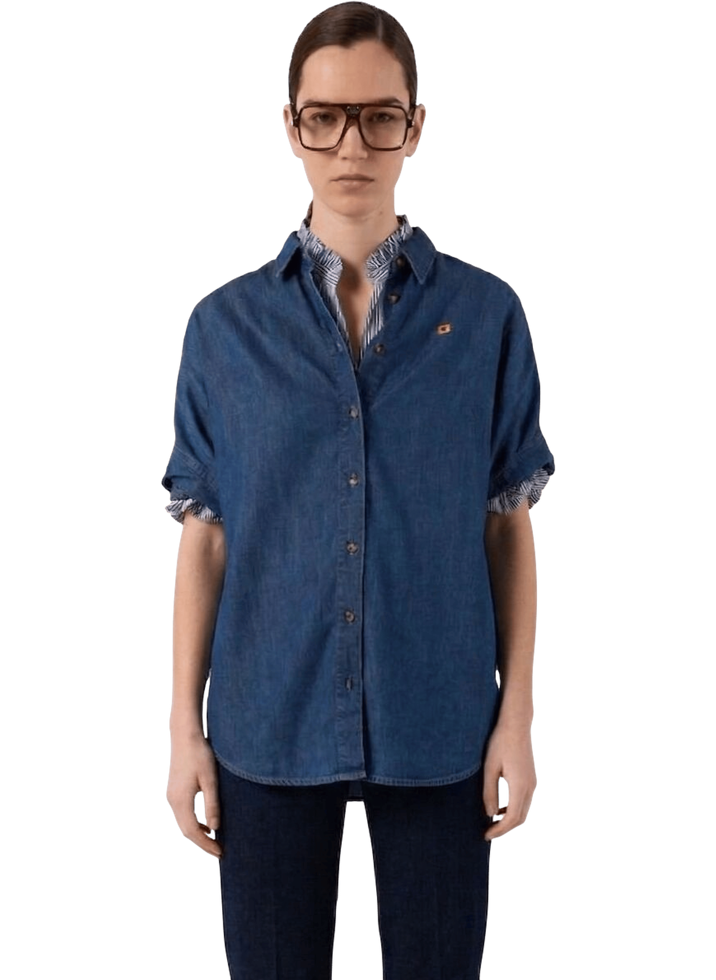 Chemise oversize en denim fluide - cess GERARD DAREL Bleu