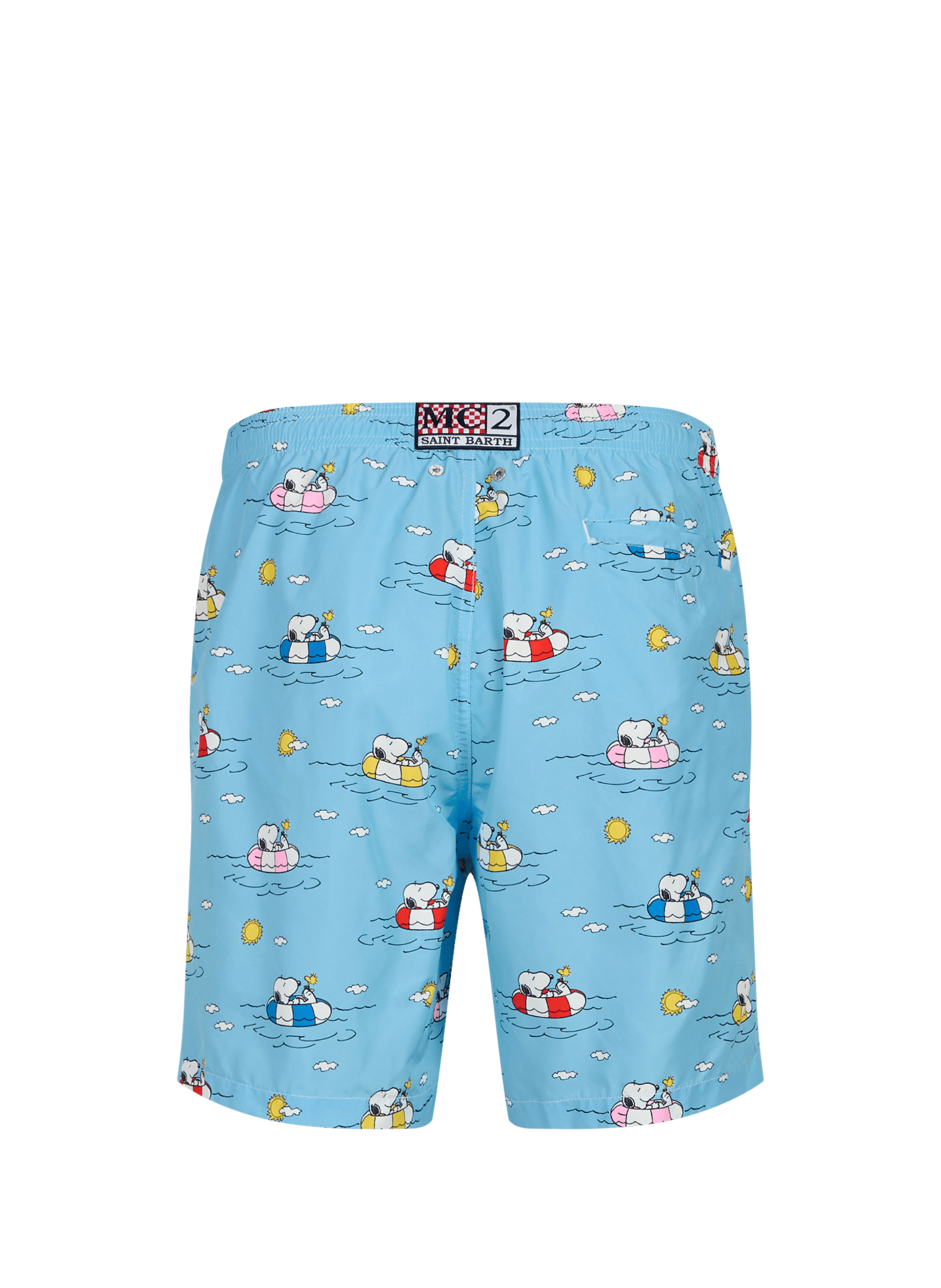 Short de baño estampado Lighting MC2 SAINT BARTH Azul