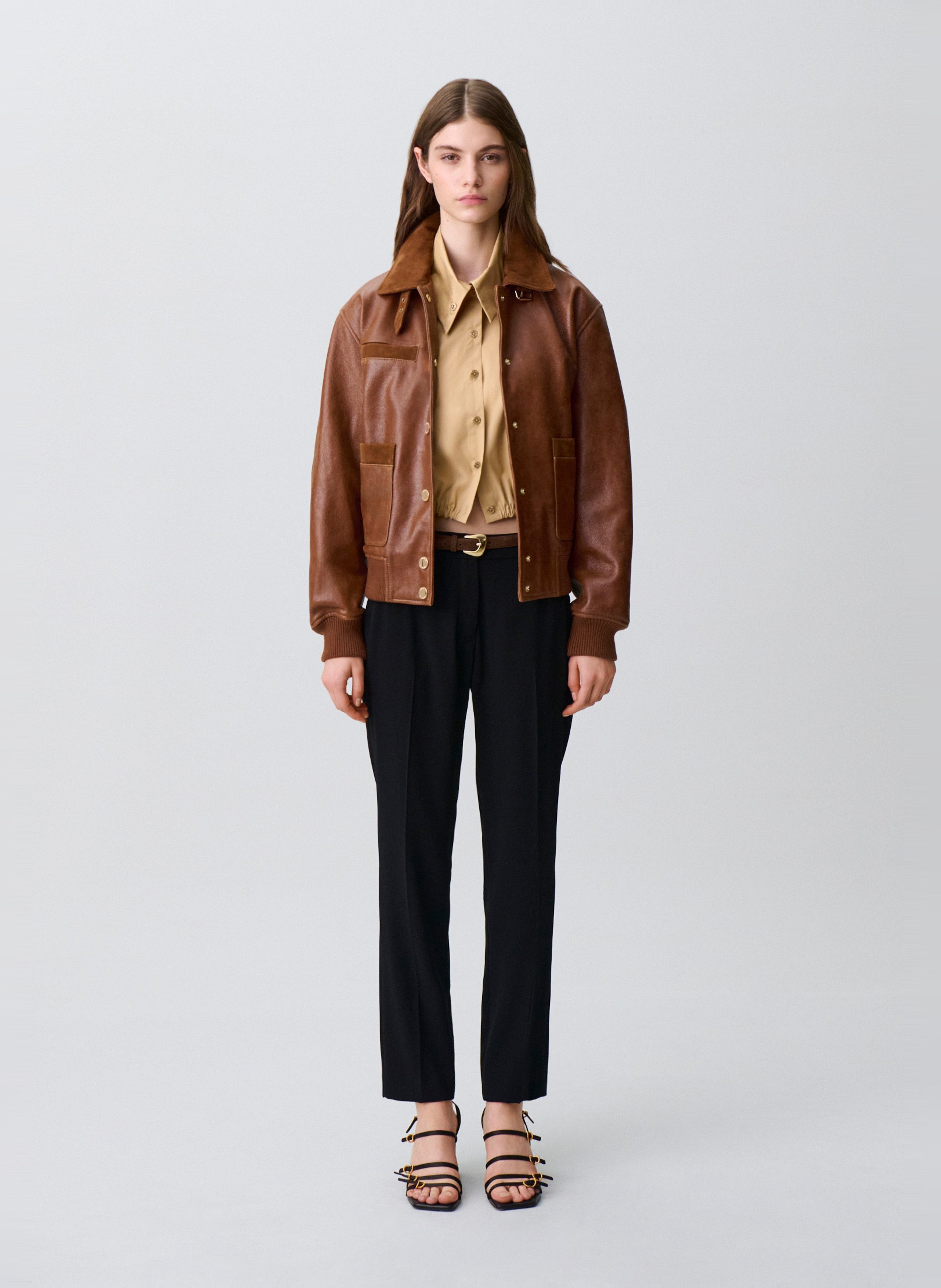 Pantalon droit CLAUDIE PIERLOT Noir