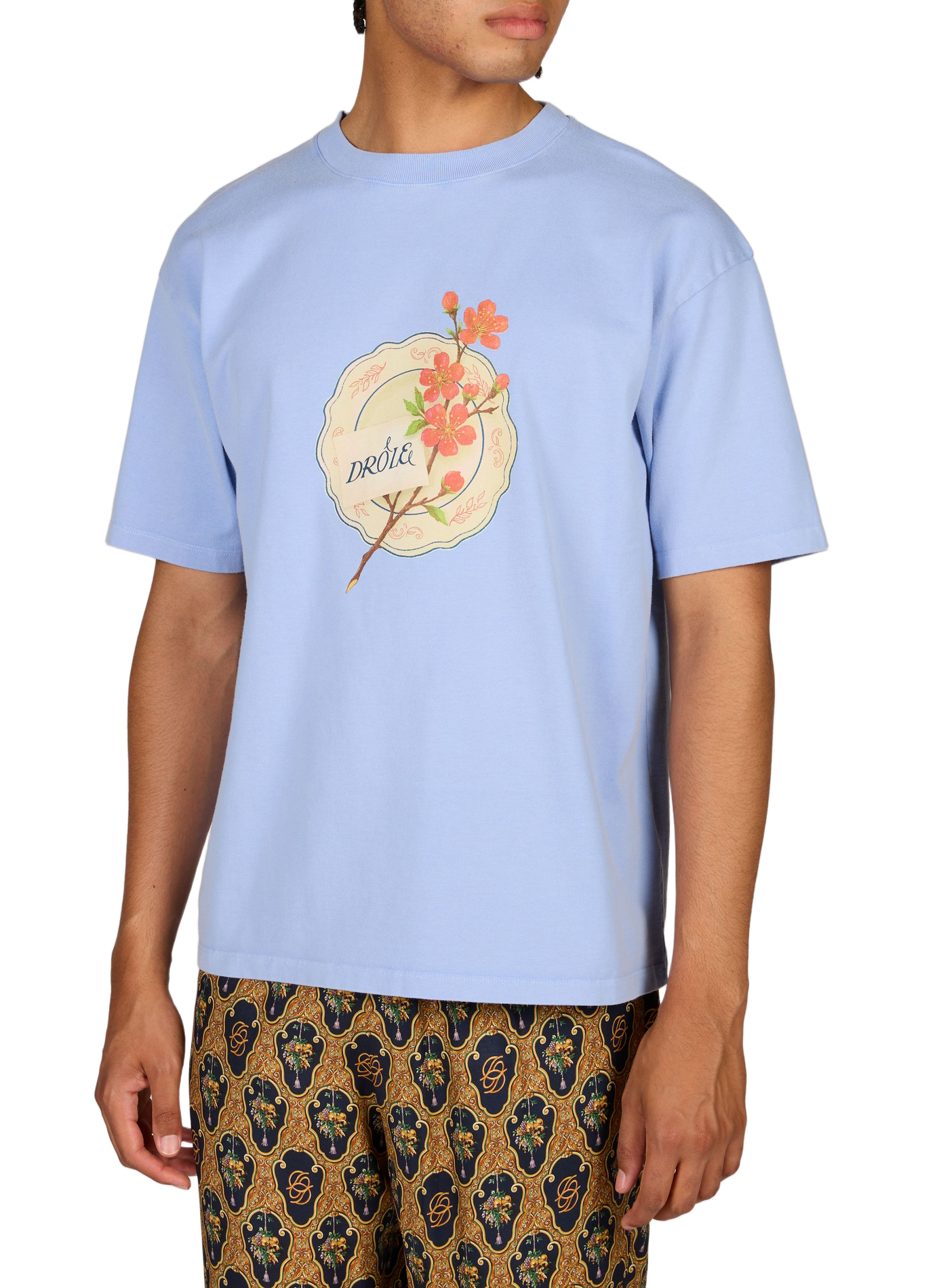 Cotton T-shirt DROLE DE MONSIEUR Blue