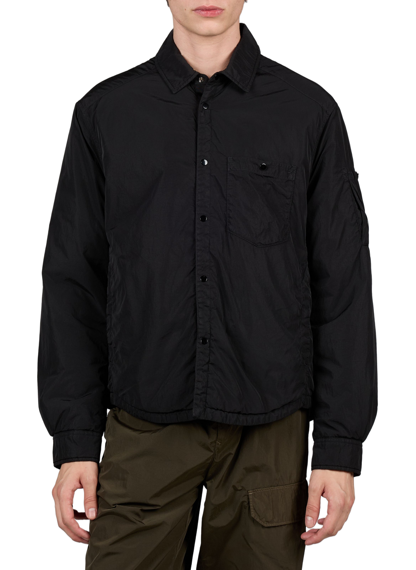 Jacket with classic collar CP COMPANY Black