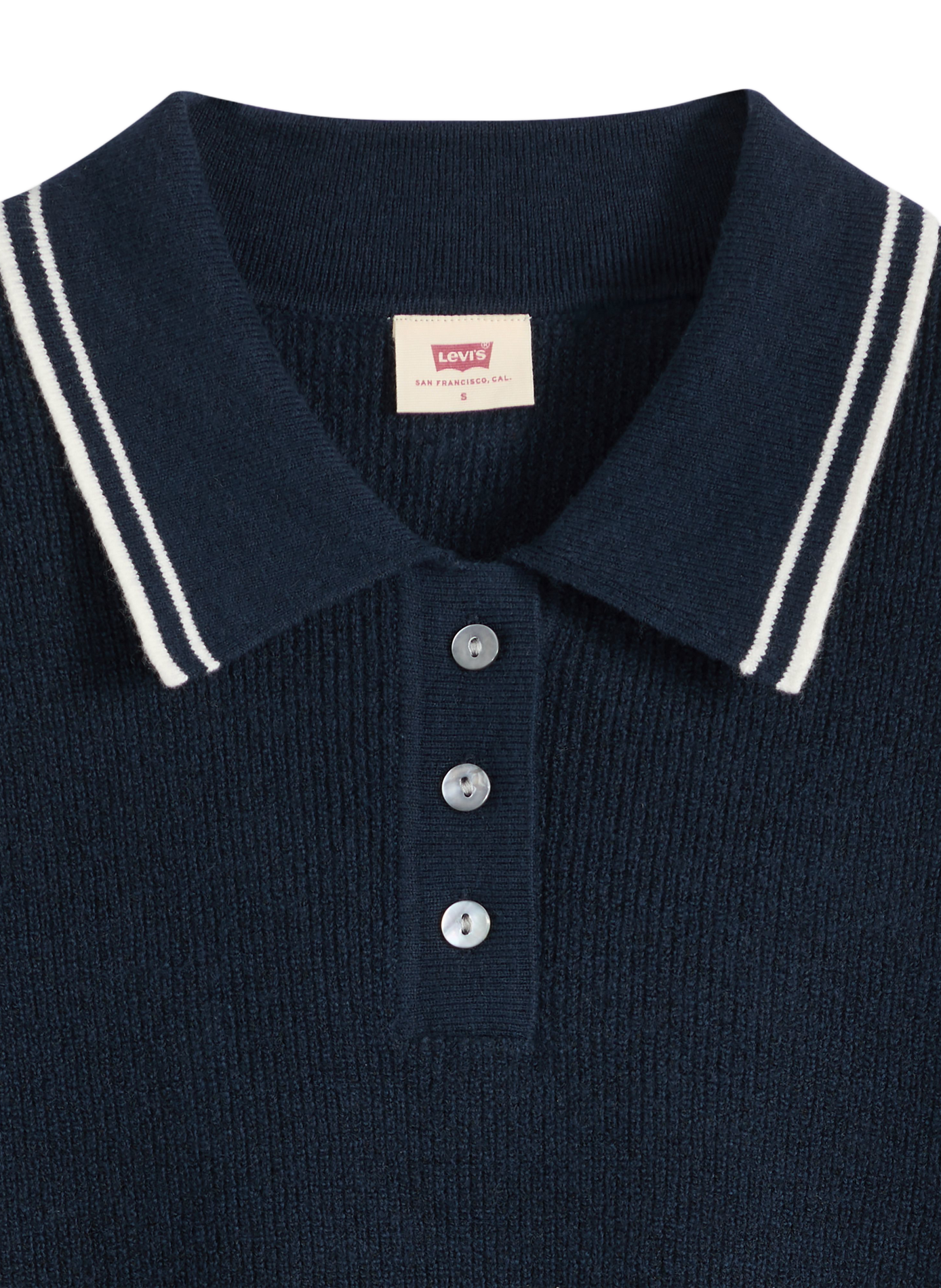 Short-sleeved Supersoft Summer polo in blended cotton LEVI'S Blue