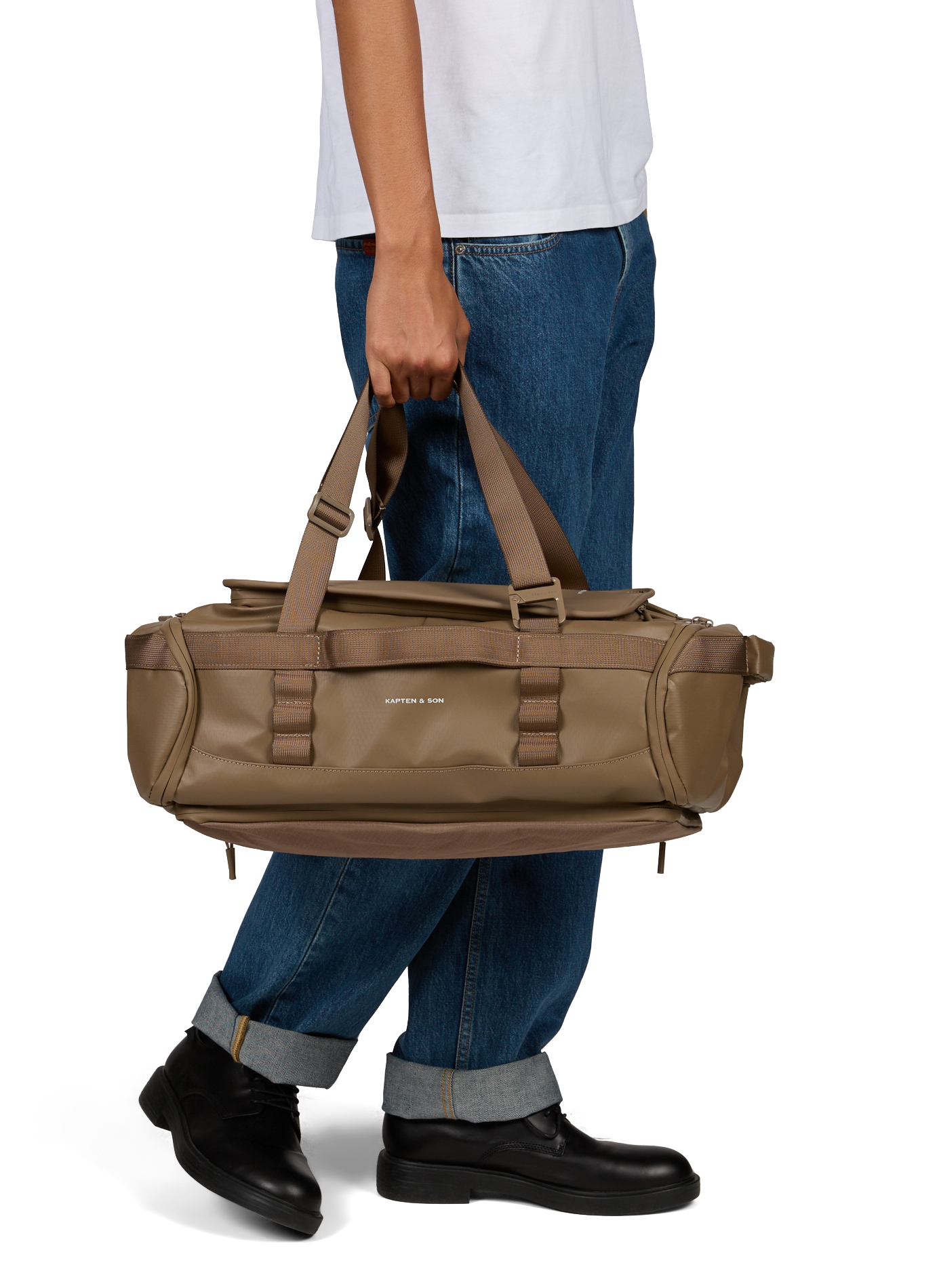 Rugzak Lissabon Duffle KAPTEN & SON Bruin