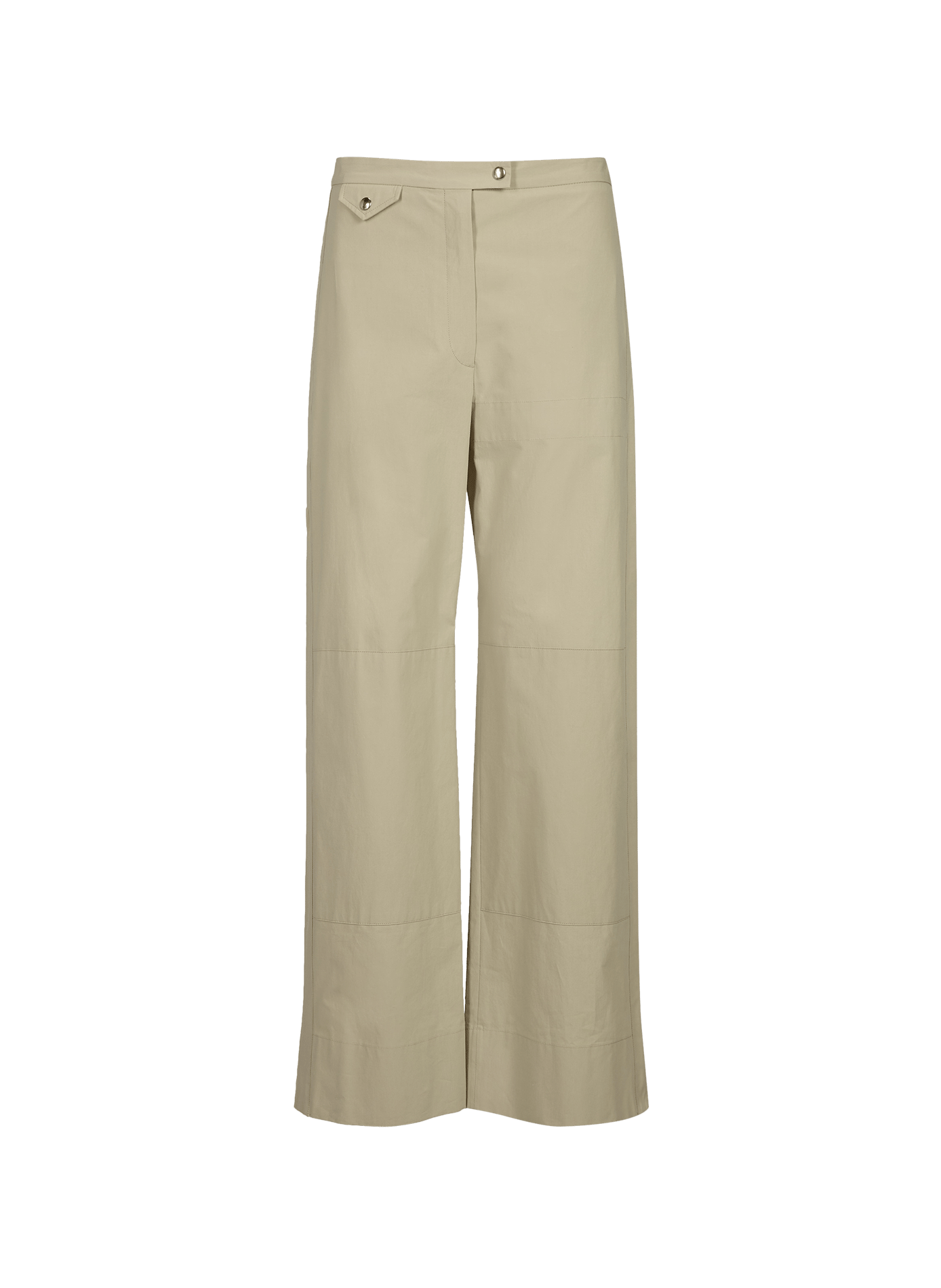 Wollhose mit geradem Schnitt CALVIN KLEIN COLLECTION Beige