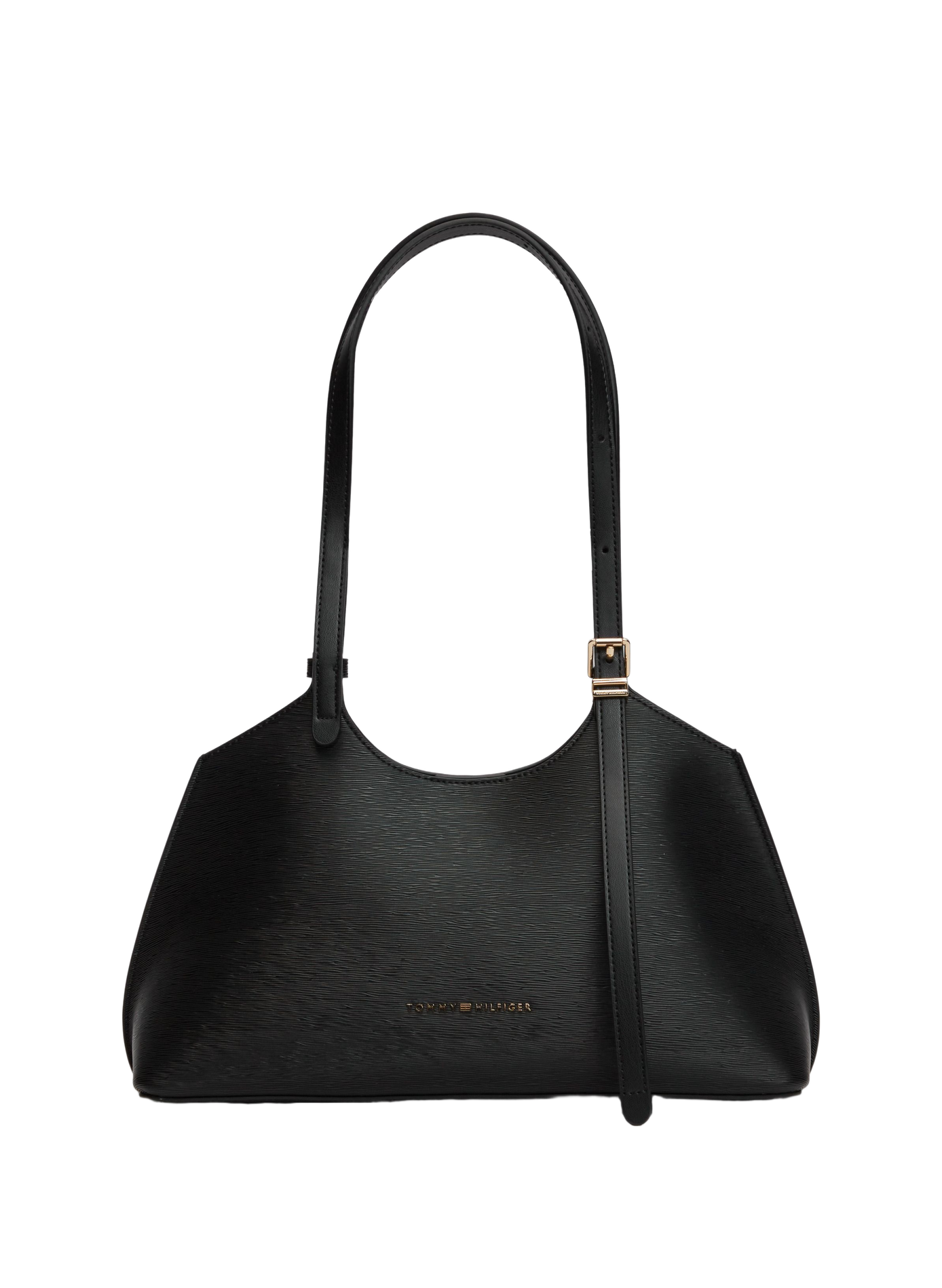 Plain shoulder bag TOMMY HILFIGER Black