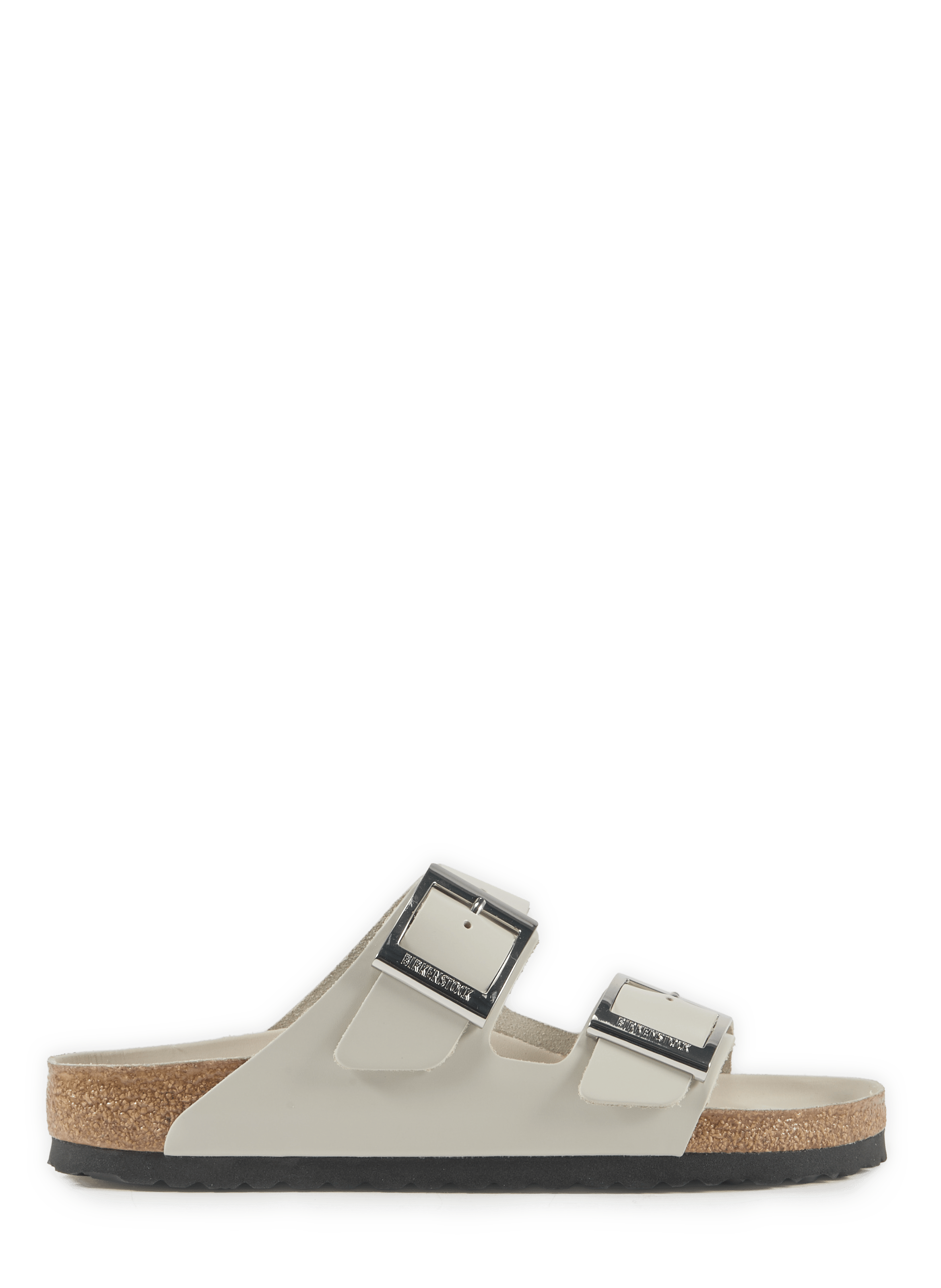 Sandalias Arizona de cuero BIRKENSTOCK Beige