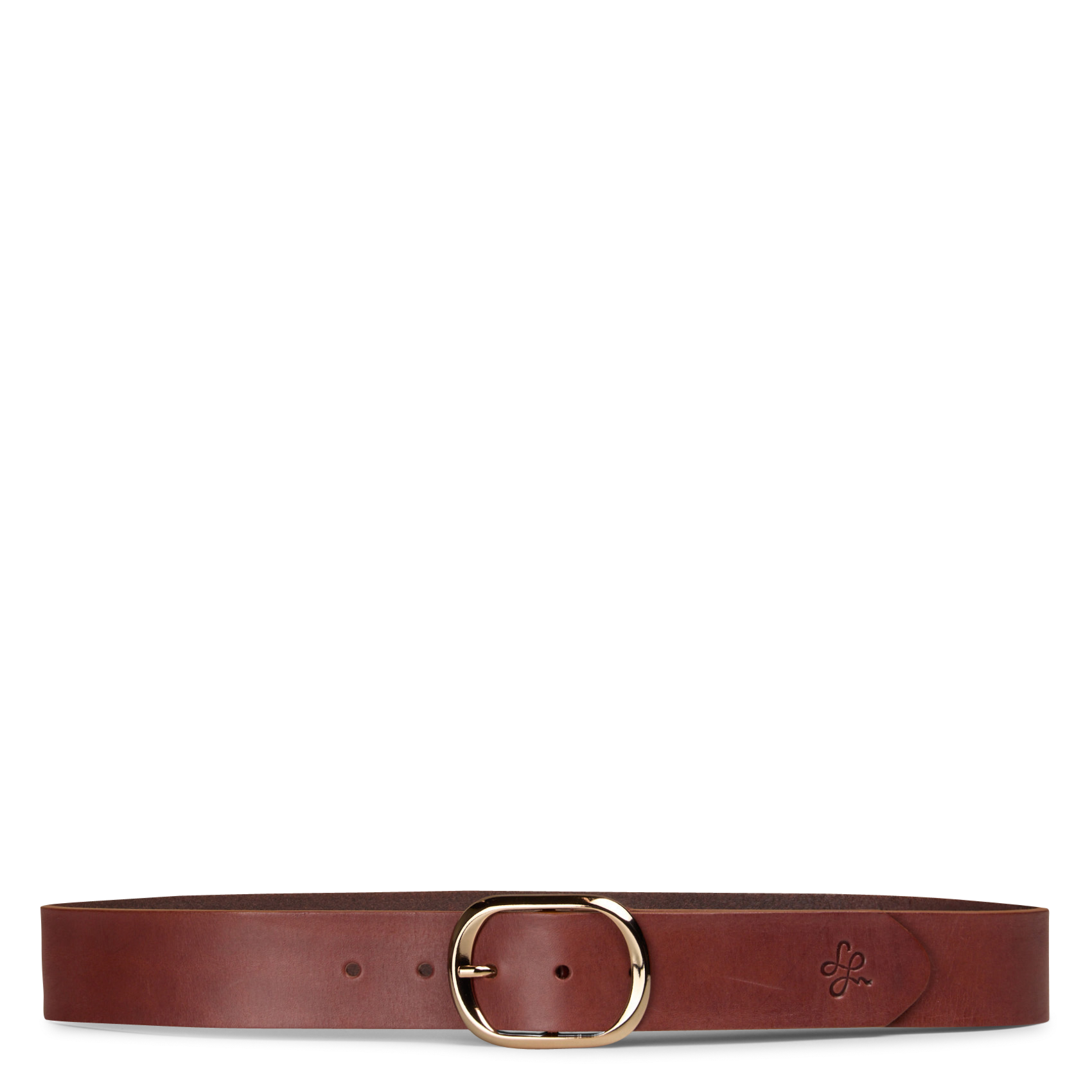 Leren riem LA FEE MARABOUTEE Bruin