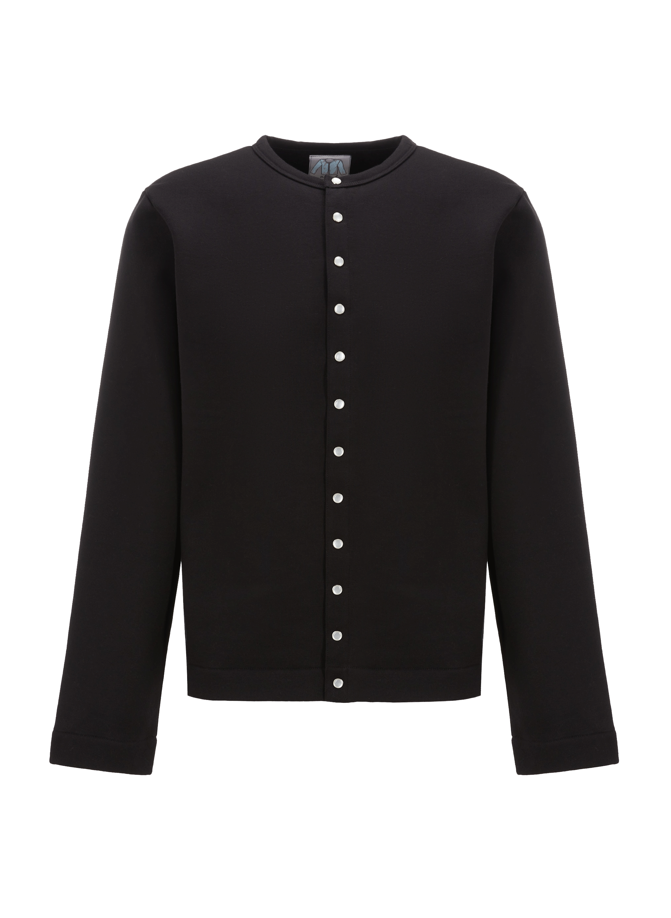 Sweatshirt boutonné en coton