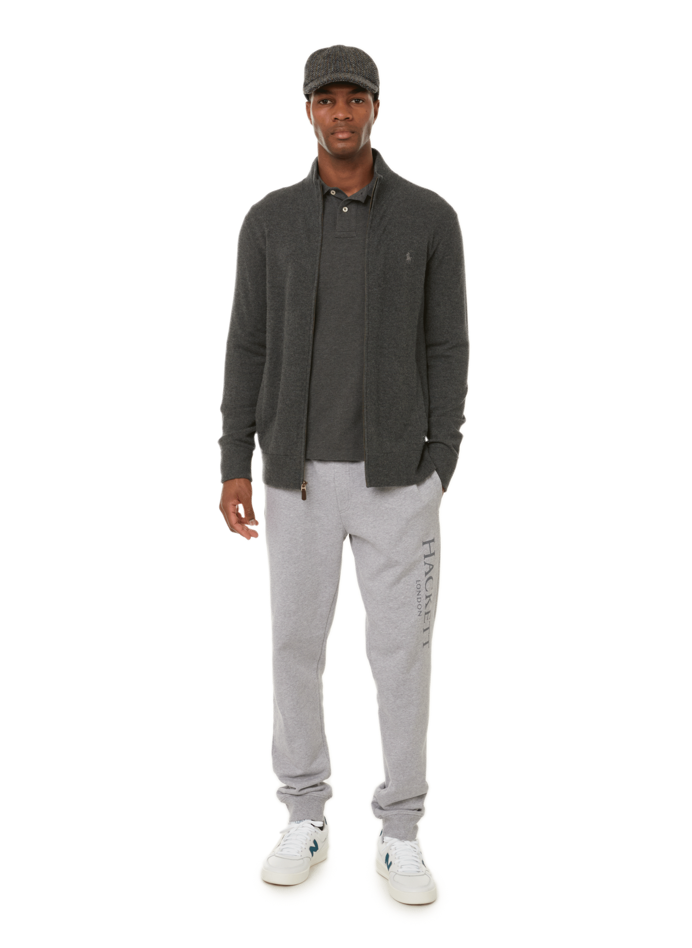 Wool zip-up cardigan POLO RALPH LAUREN Grey