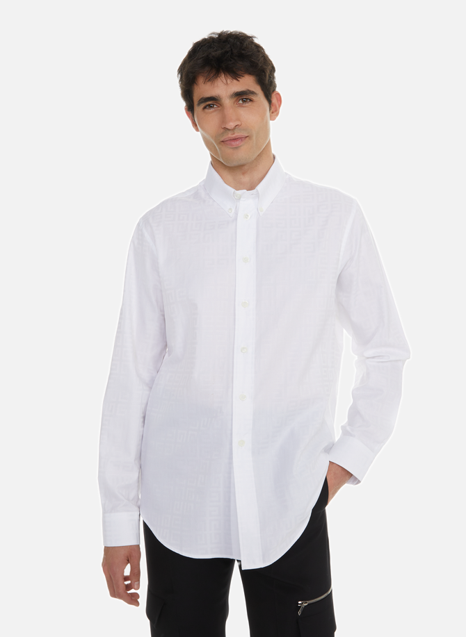 GIVENCHY monogram cotton shirt