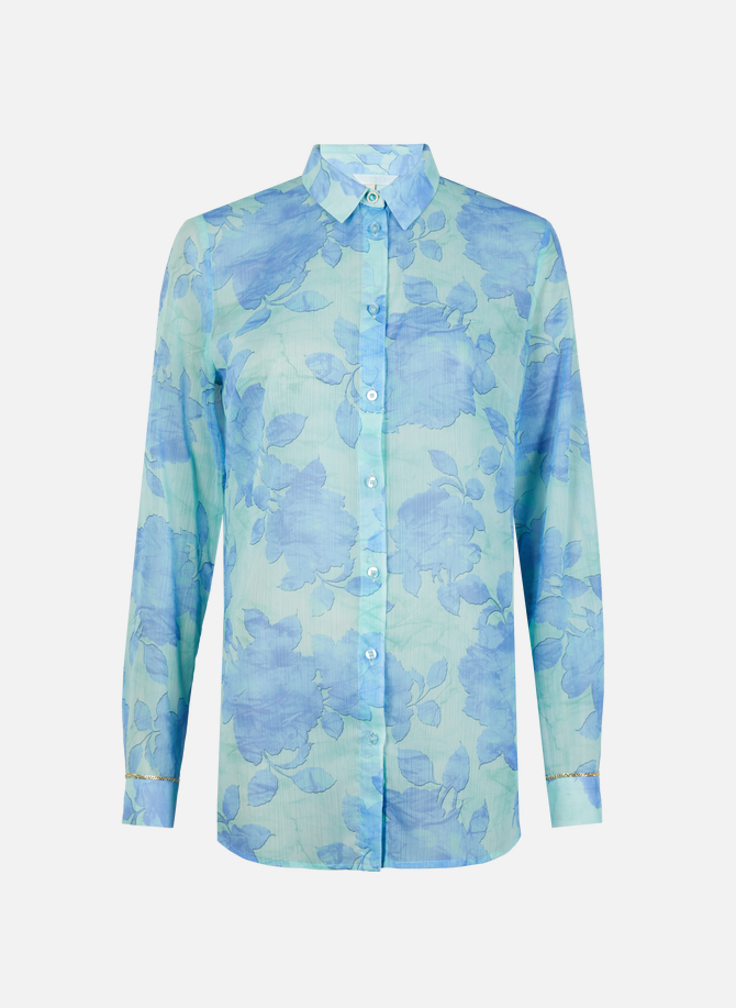 Transparent patterned shirt GUESS