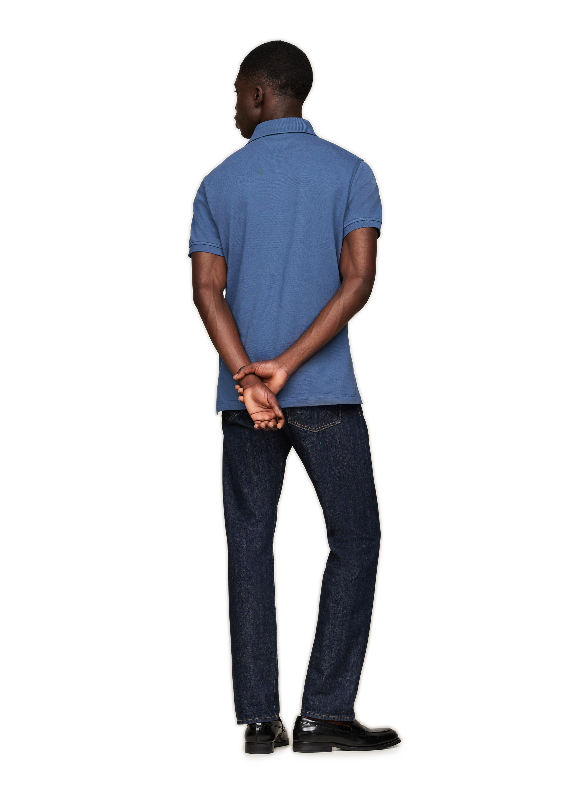 Organic cotton polo shirt TOMMY HILFIGER Blue