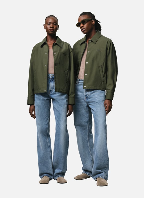 Blouson boutonné ami alexandre mattiussi unisexe Vert by AMI PARIS AMI PARIS Blouson boutonné ami alexandre mattiussi unisexe Vert