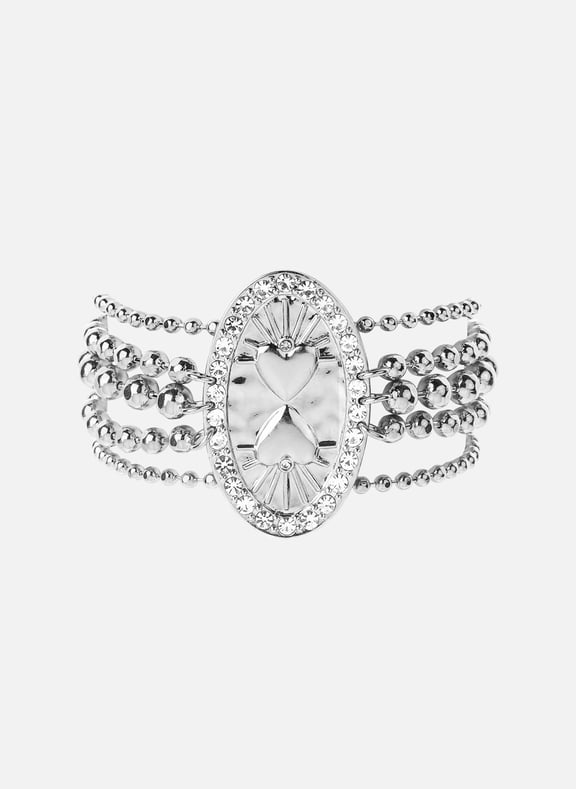 Bracelet manchette multiliens avec fermoir aimanté beginning Argent by HIPANEMA HIPANEMA Bracelet manchette multiliens avec fermoir aimanté beginning Argent