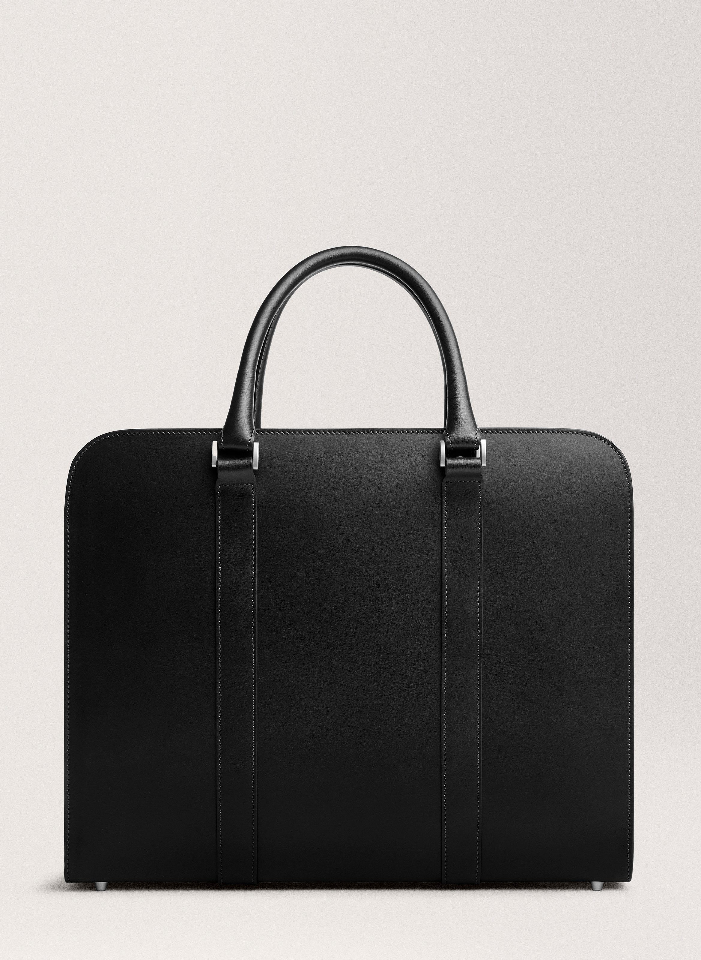 Porte-documents 'Palissy Double' en cuir vachetta CARL FRIEDRIK Noir