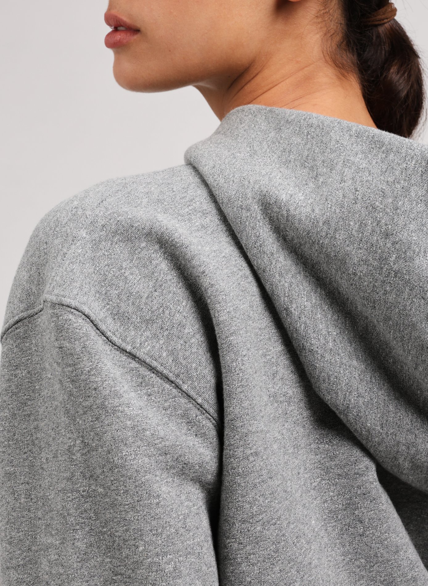 Cotton wrap sweatshirt ALEXANDER WANG Grey