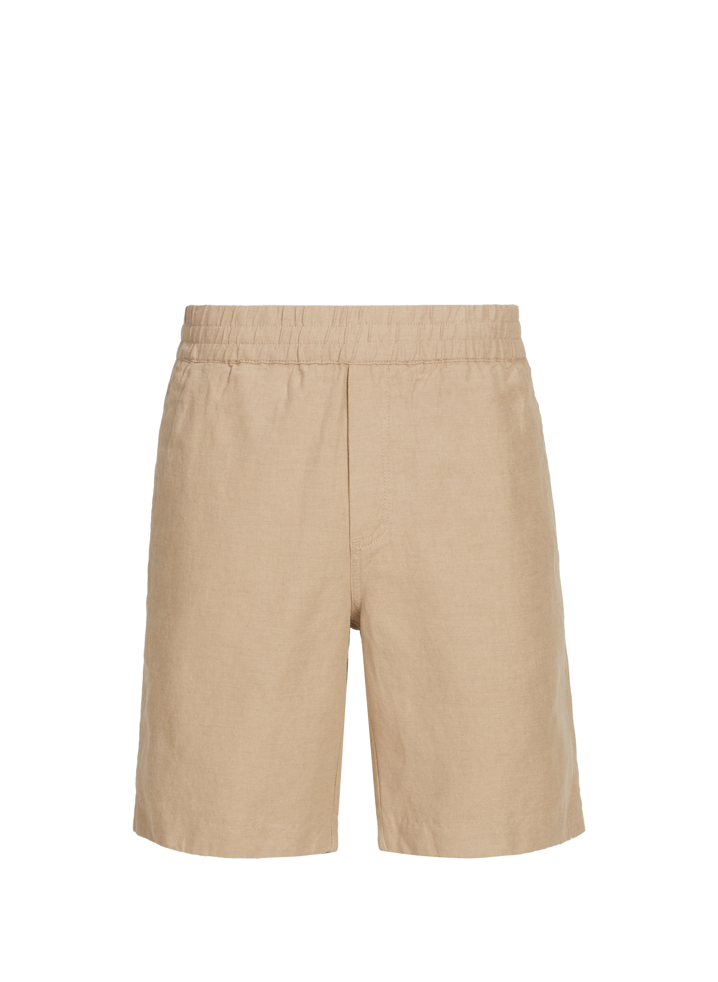 Linen and cotton shorts SAMSOE SAMSOE Brown