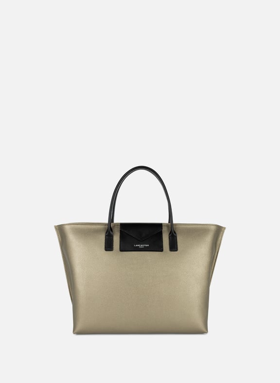 Large tote bag - Maya KBA Golden by LANCASTER LANCASTER Large tote bag - Maya KBA Golden
