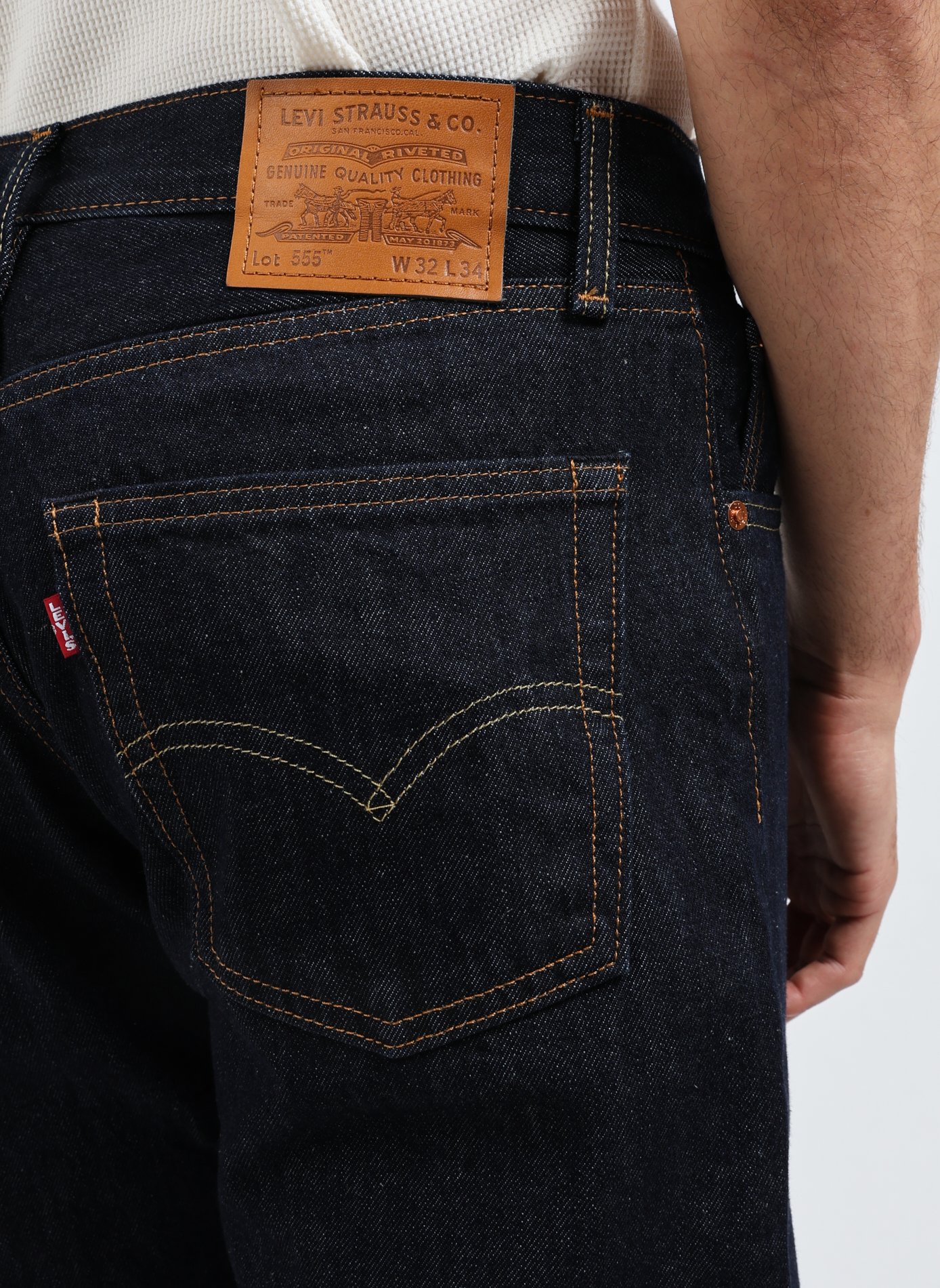 Jean 555 LEVI&#039;S Bleu