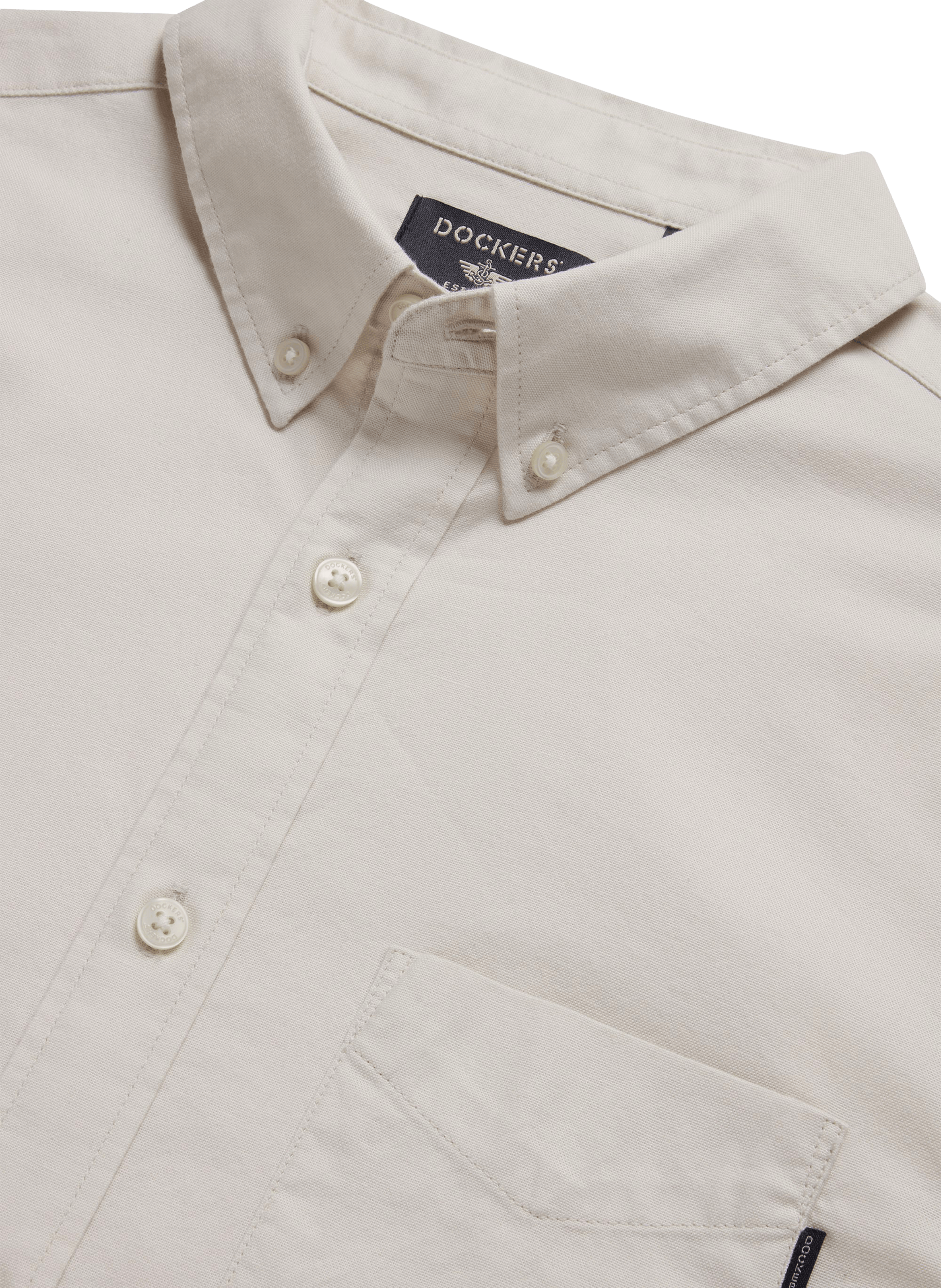 Cotton poplin shirt DOCKERS Beige