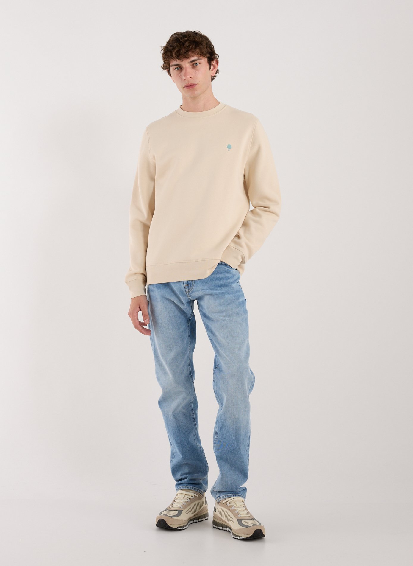 Cotton sweatshirt FAGUO Beige