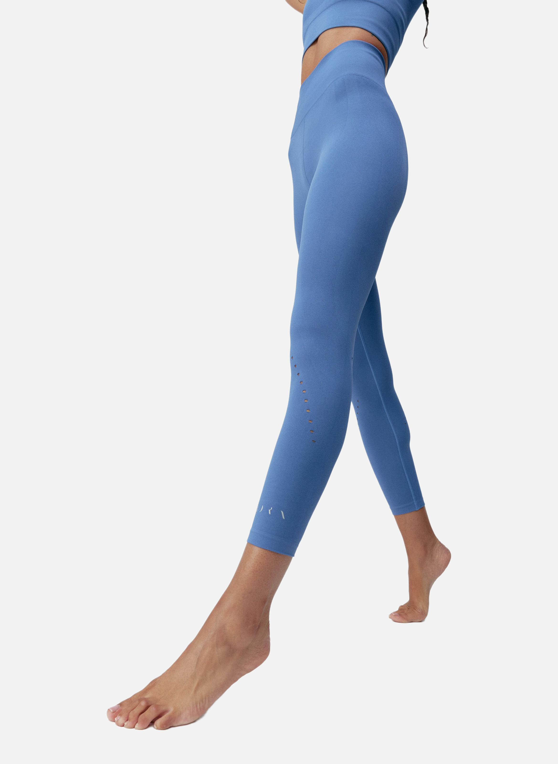 Legging de sport 7/8 seamless alana BORN LIVING YOGA Bleu