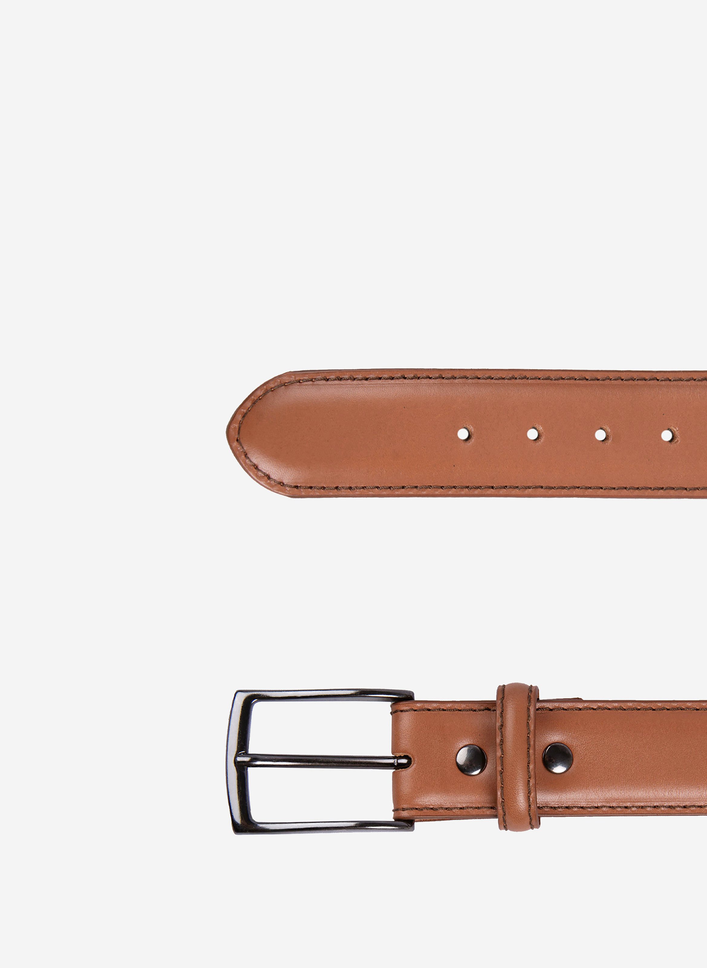 Ceinture madrid cuir JULES & JENN Marron