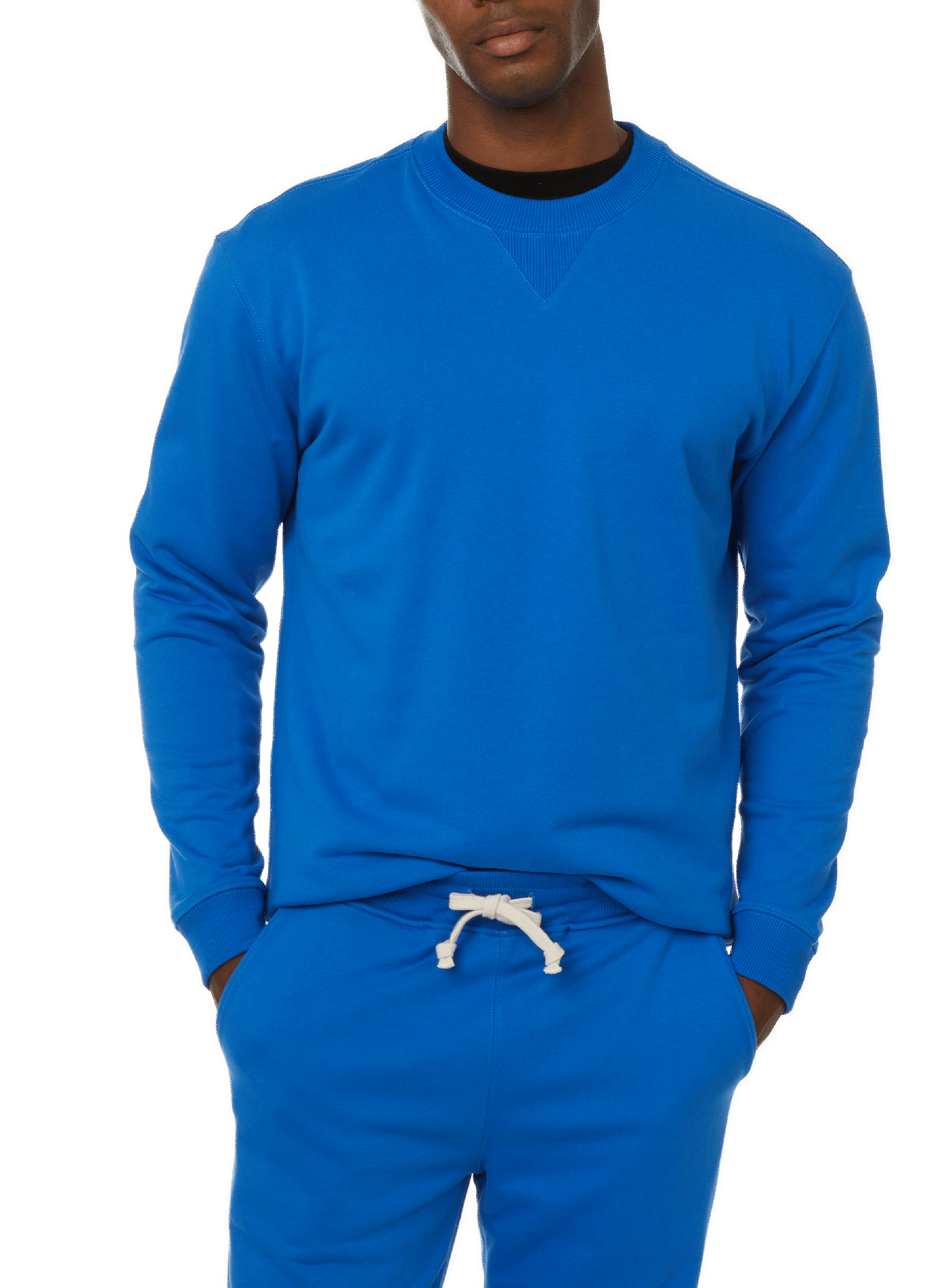 AU PRINTEMPS PARIS Organic cotton sweatshirt Blue