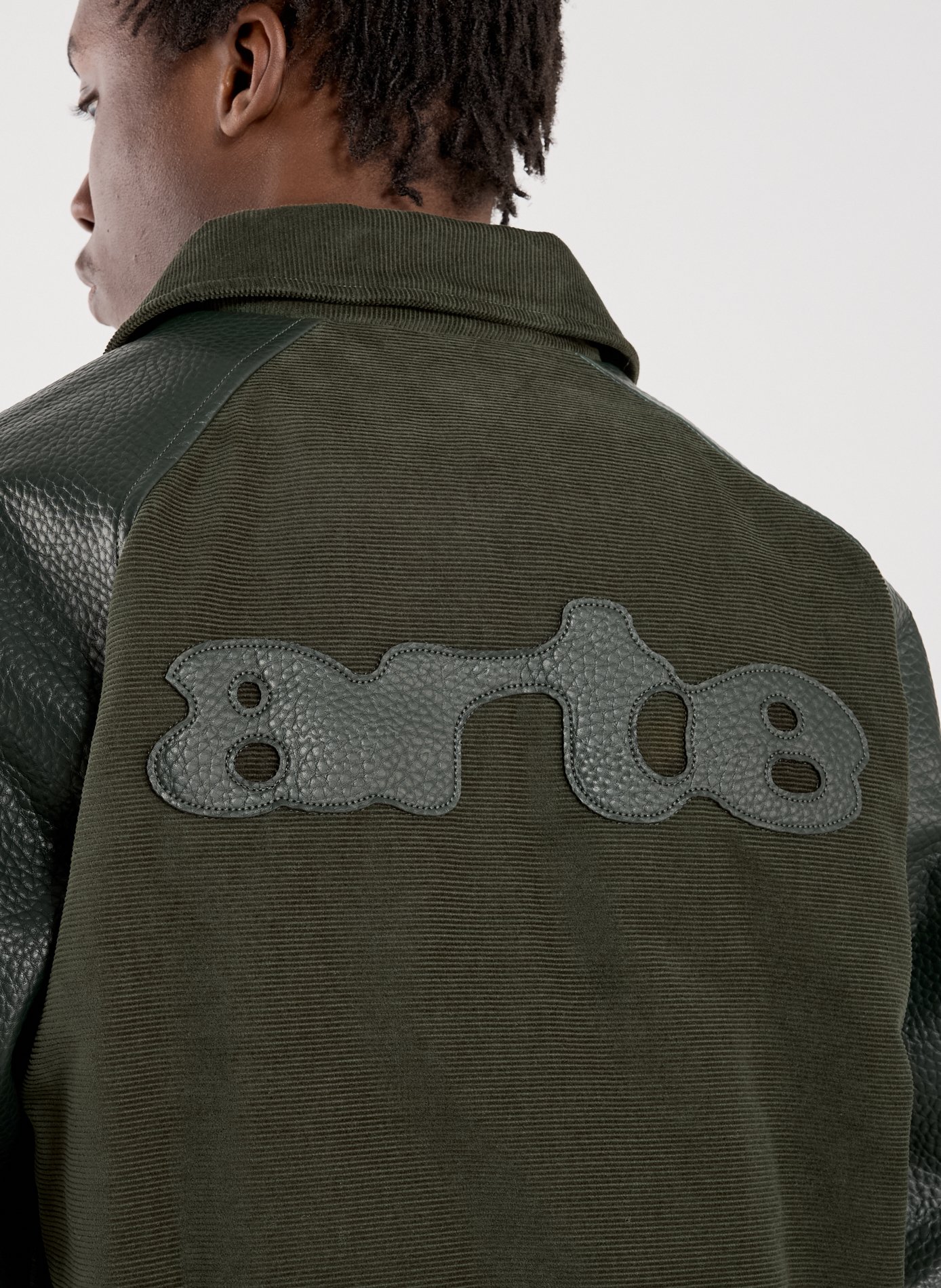 Loose-fit jacket with classic collar ARTE ANTWERP Khaki