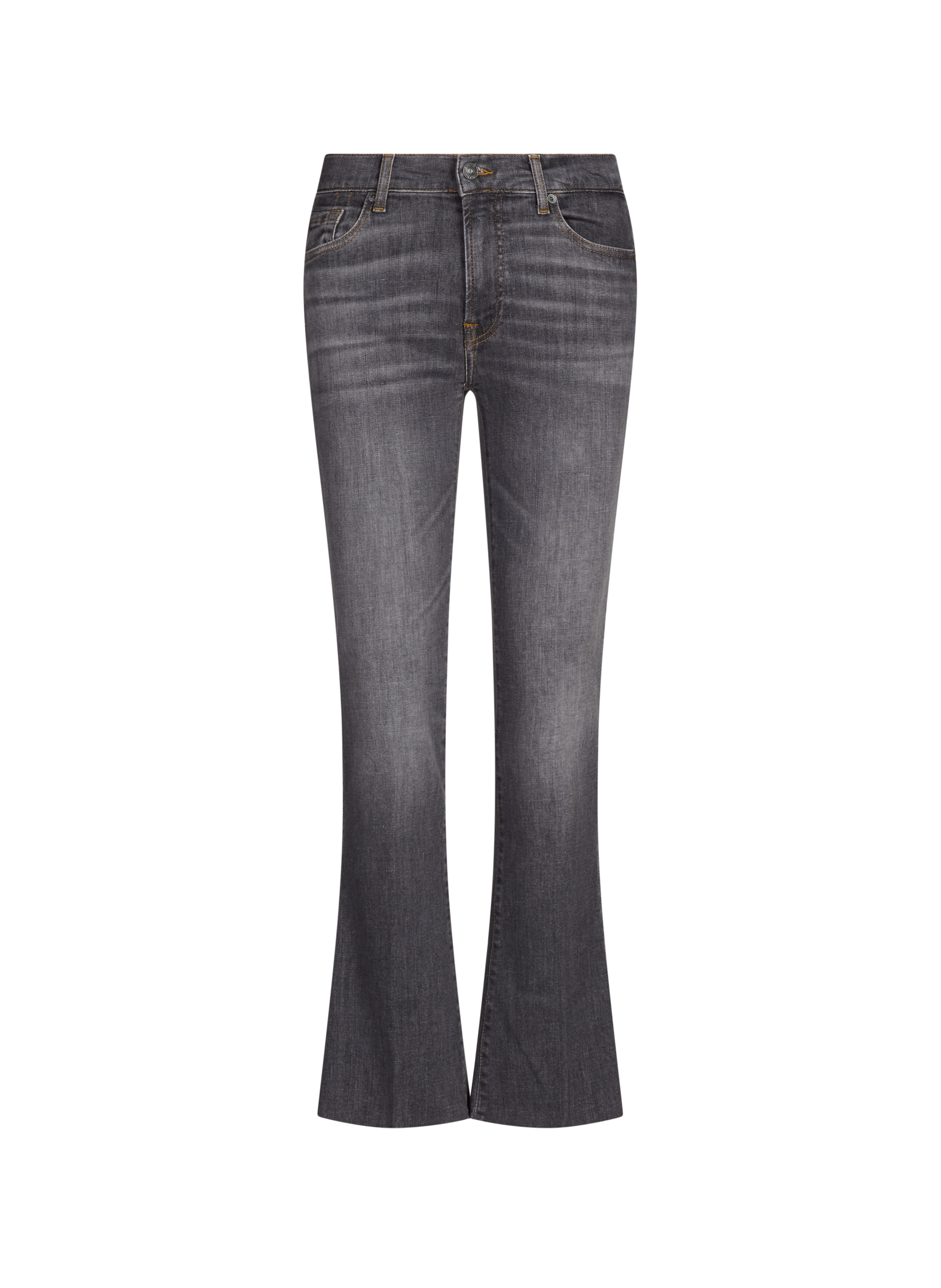 7 FOR ALL MANKIND Bootcut jeans in mixed cotton Grey