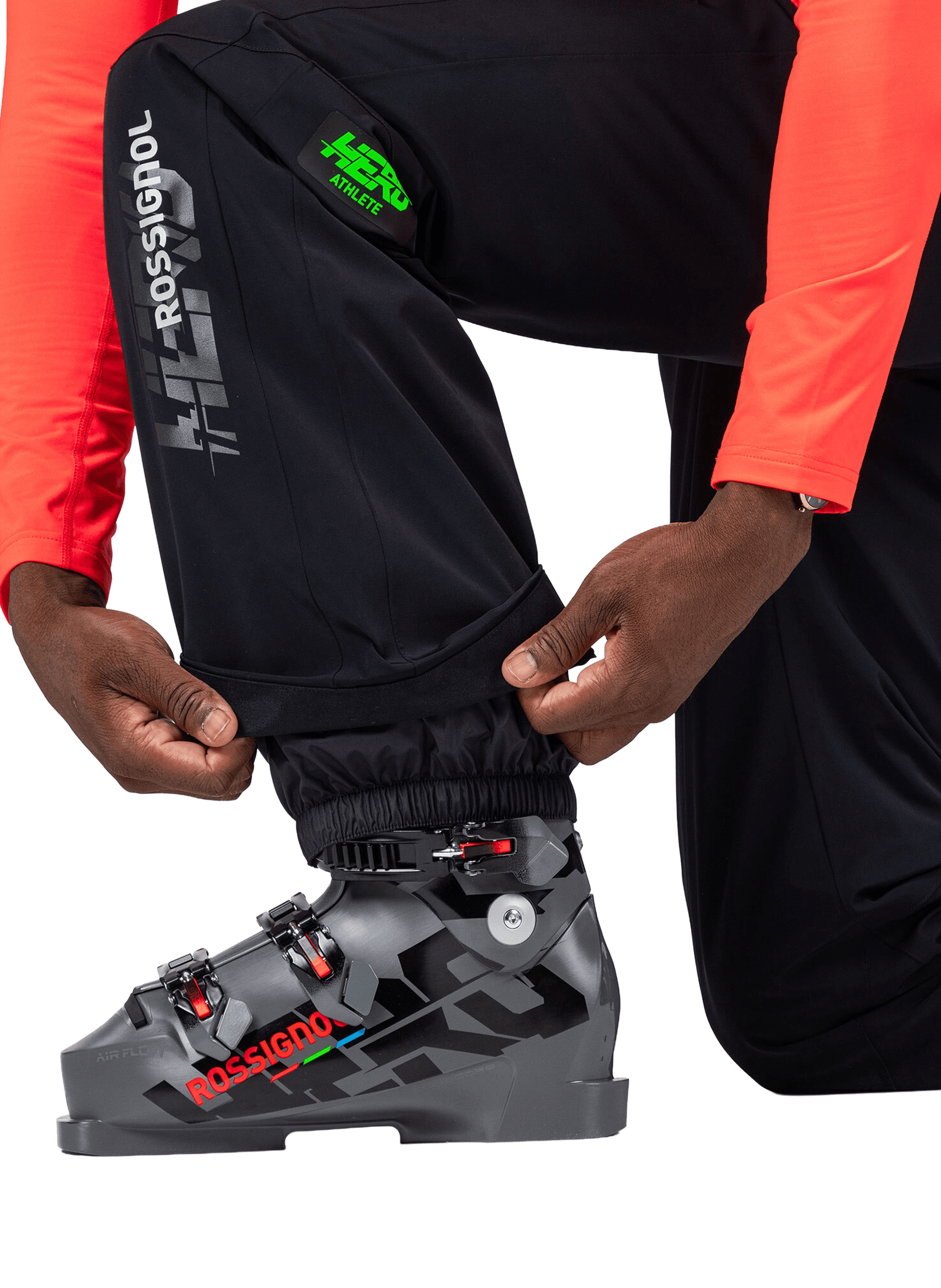 Pantalon de ski avec bretelles ajustables ROSSIGNOL Noir