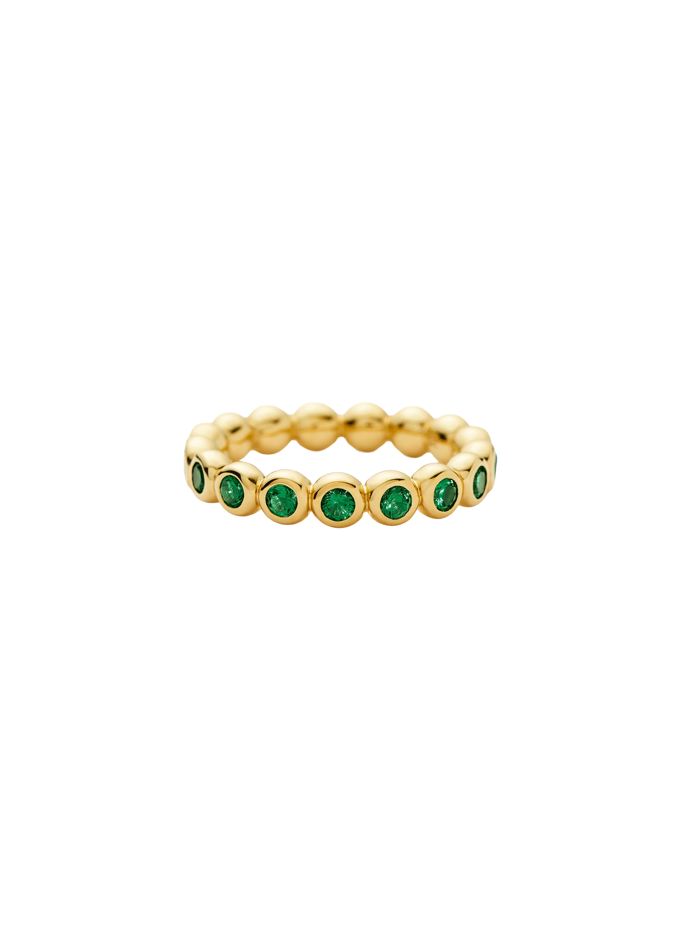 Bague Tennis sertie de pierres MISSOMA Vert