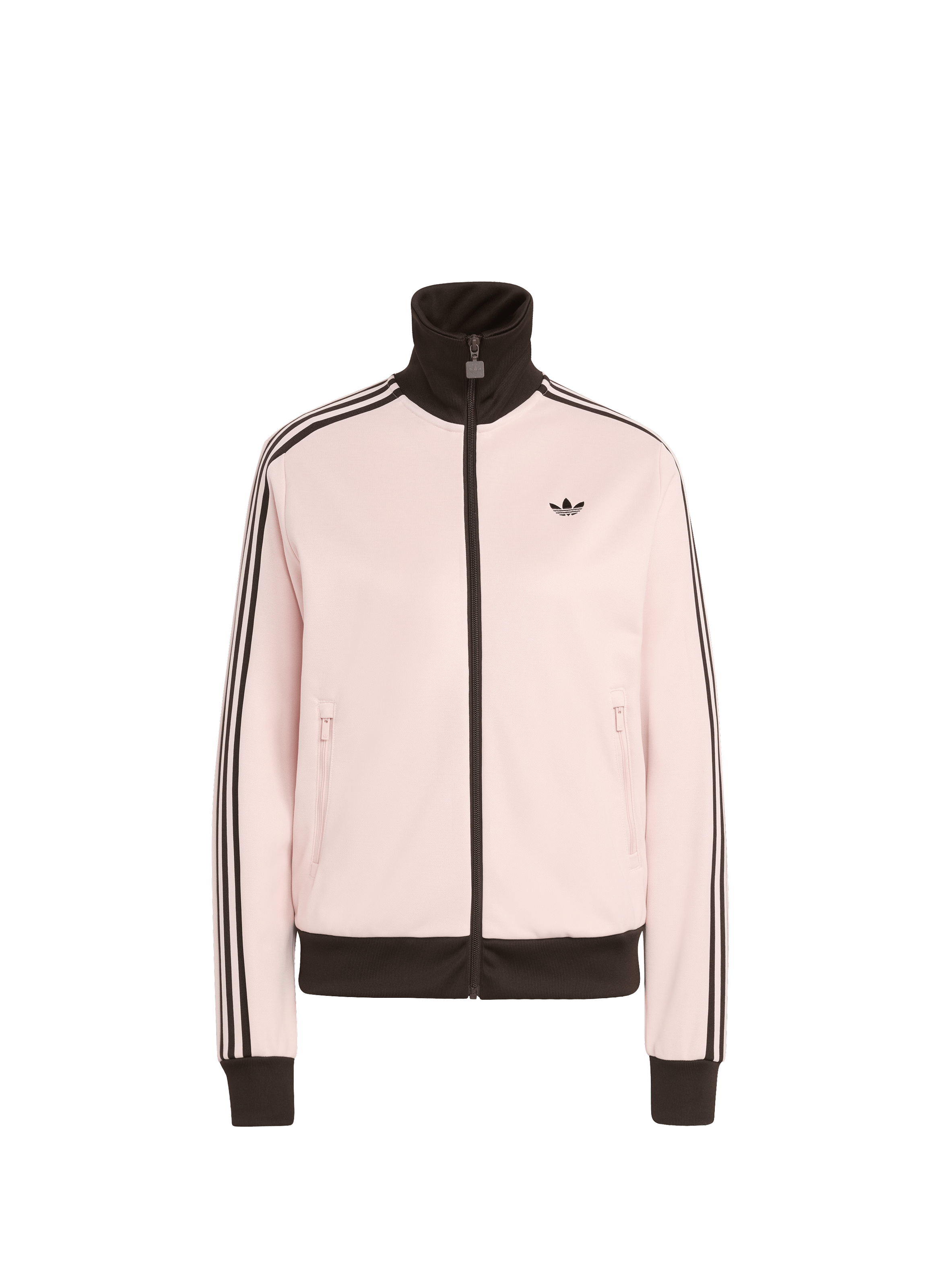 Zip-up track jacket with logo ADIDAS Pink