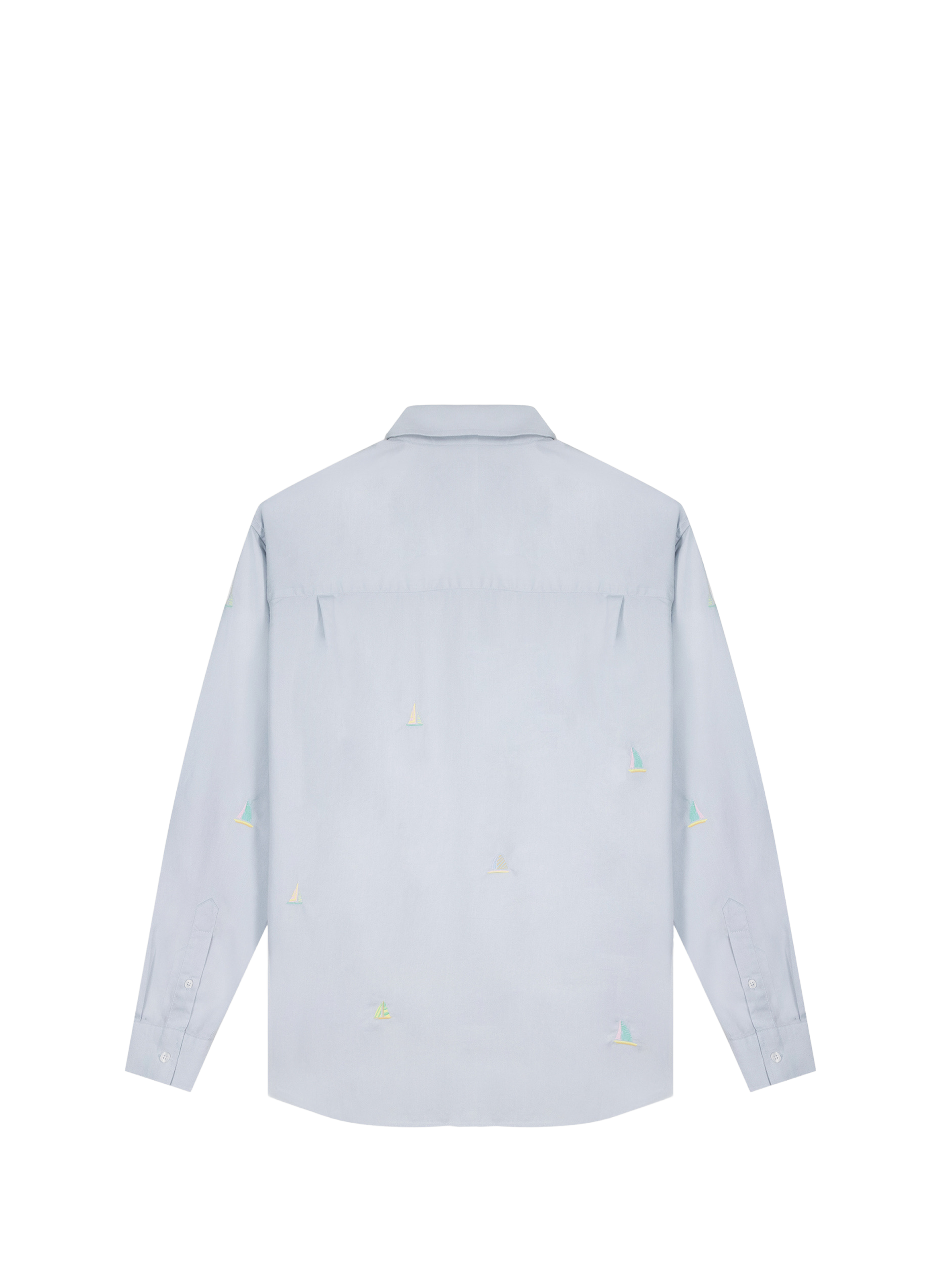 Shirt Breteuil Boat in cotton MAISON LABICHE Blue