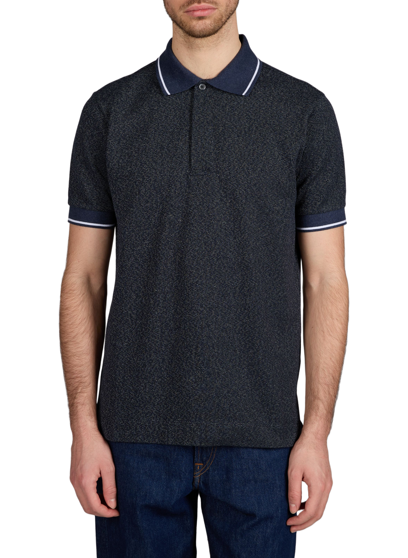 Cotton-blend polo shirt PAUL SMITH Blue