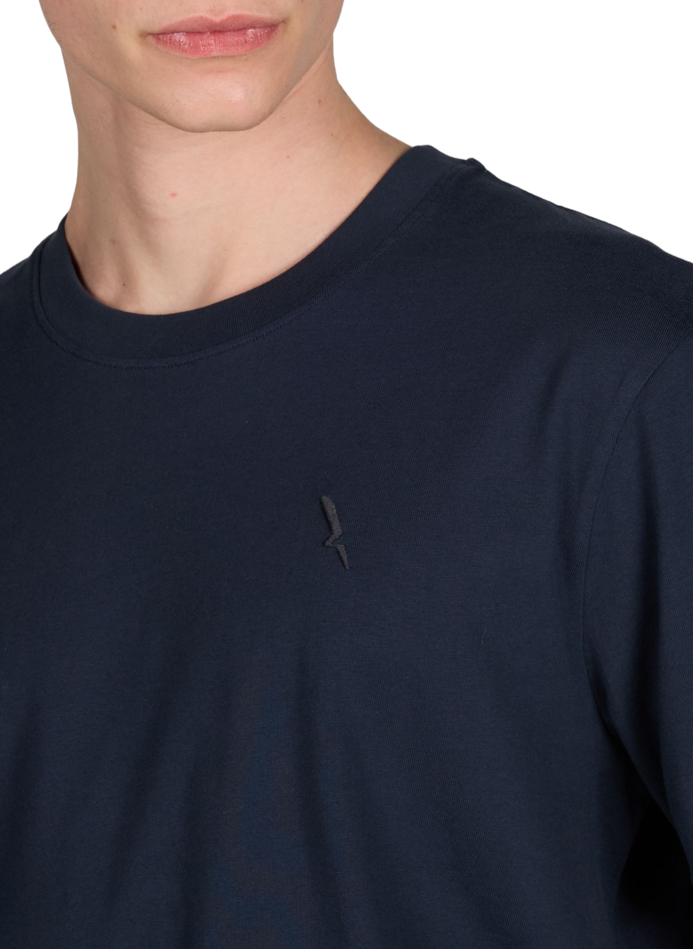 Cotton round-neck T-shirt AIGLE Blue