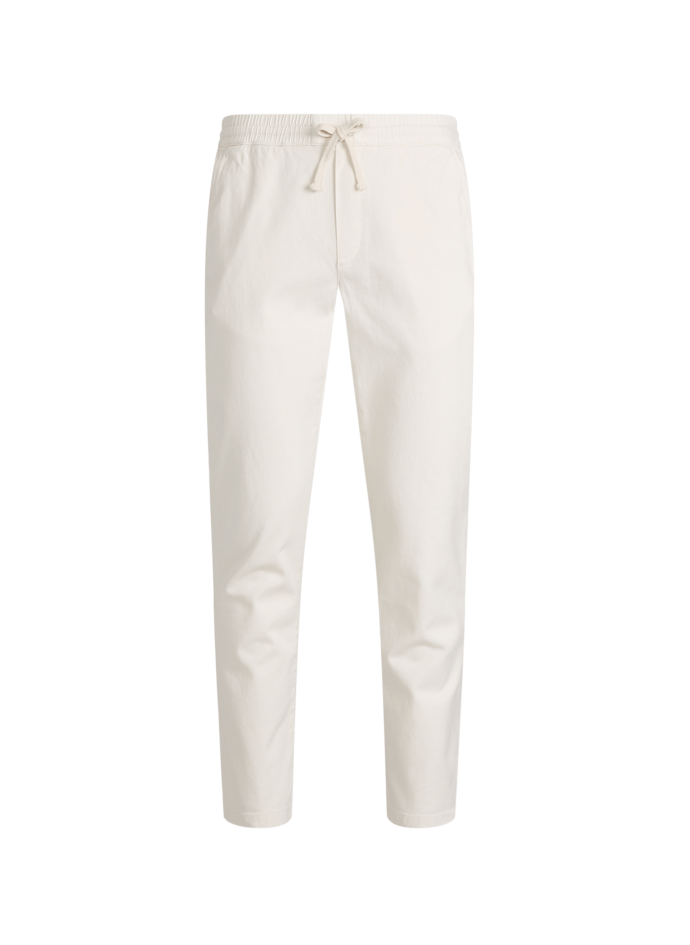 Arcade straight-leg pants in mixed cotton MAISON LABICHE White