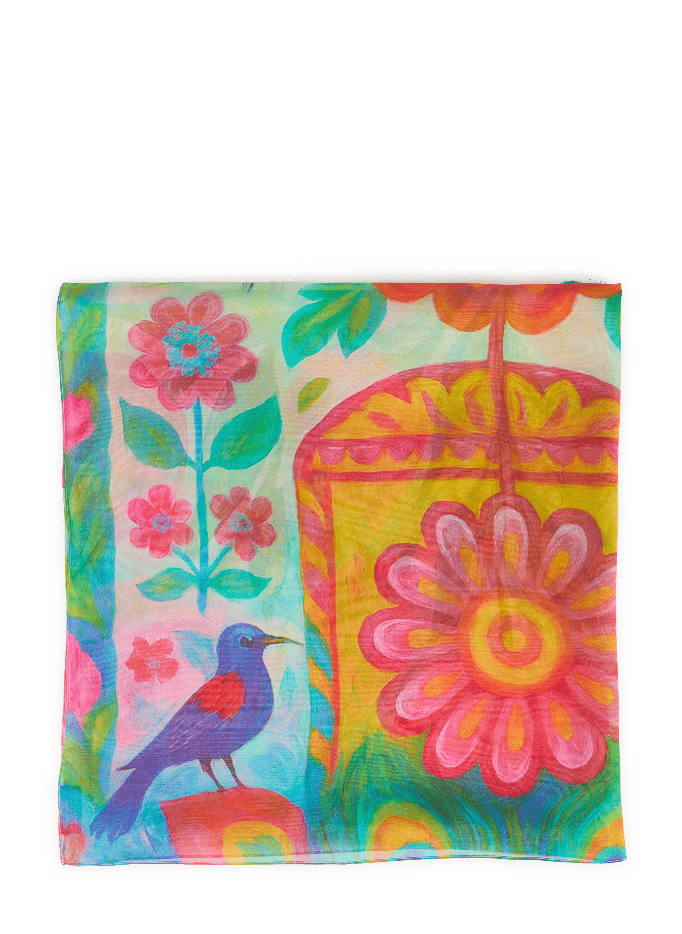 Foulard Paz en soie PETRUSSE Rose