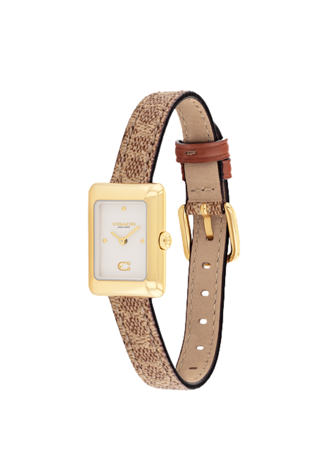 Montre quartz Mara en cuir COACH MONTRES Marron